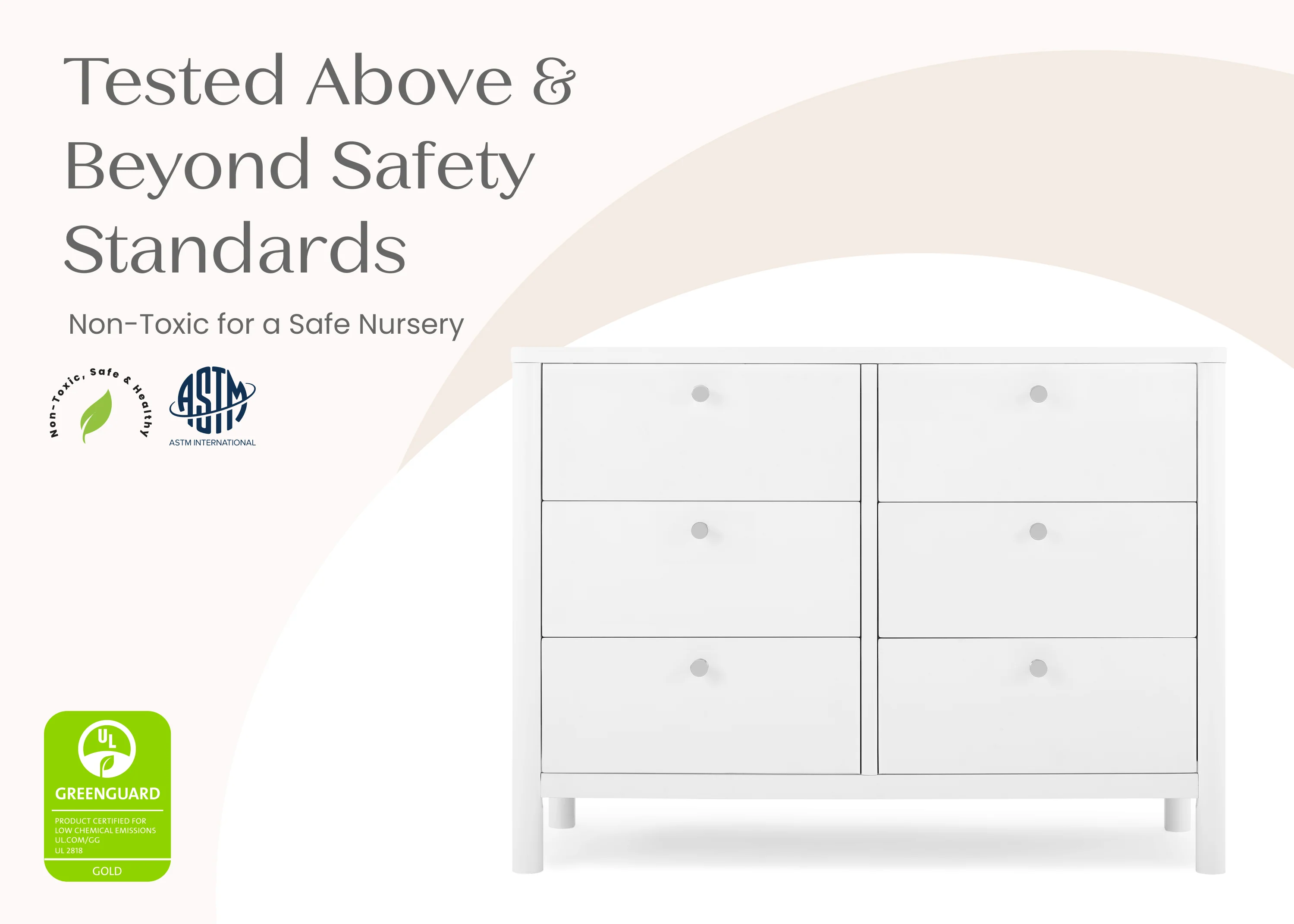Brooks 6 Drawer Dresser with Interlocking Drawers - Image 9