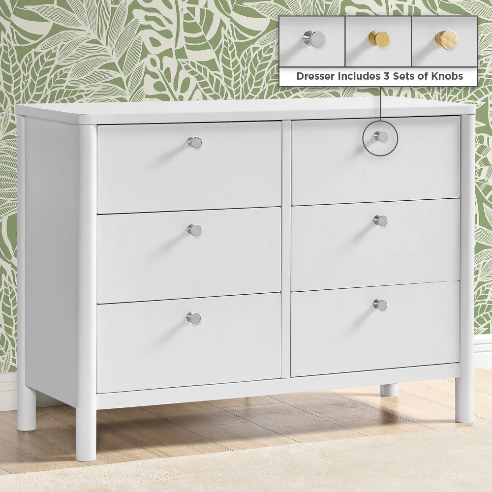 Brooks 6 Drawer Dresser with Interlocking Drawers - Image 15