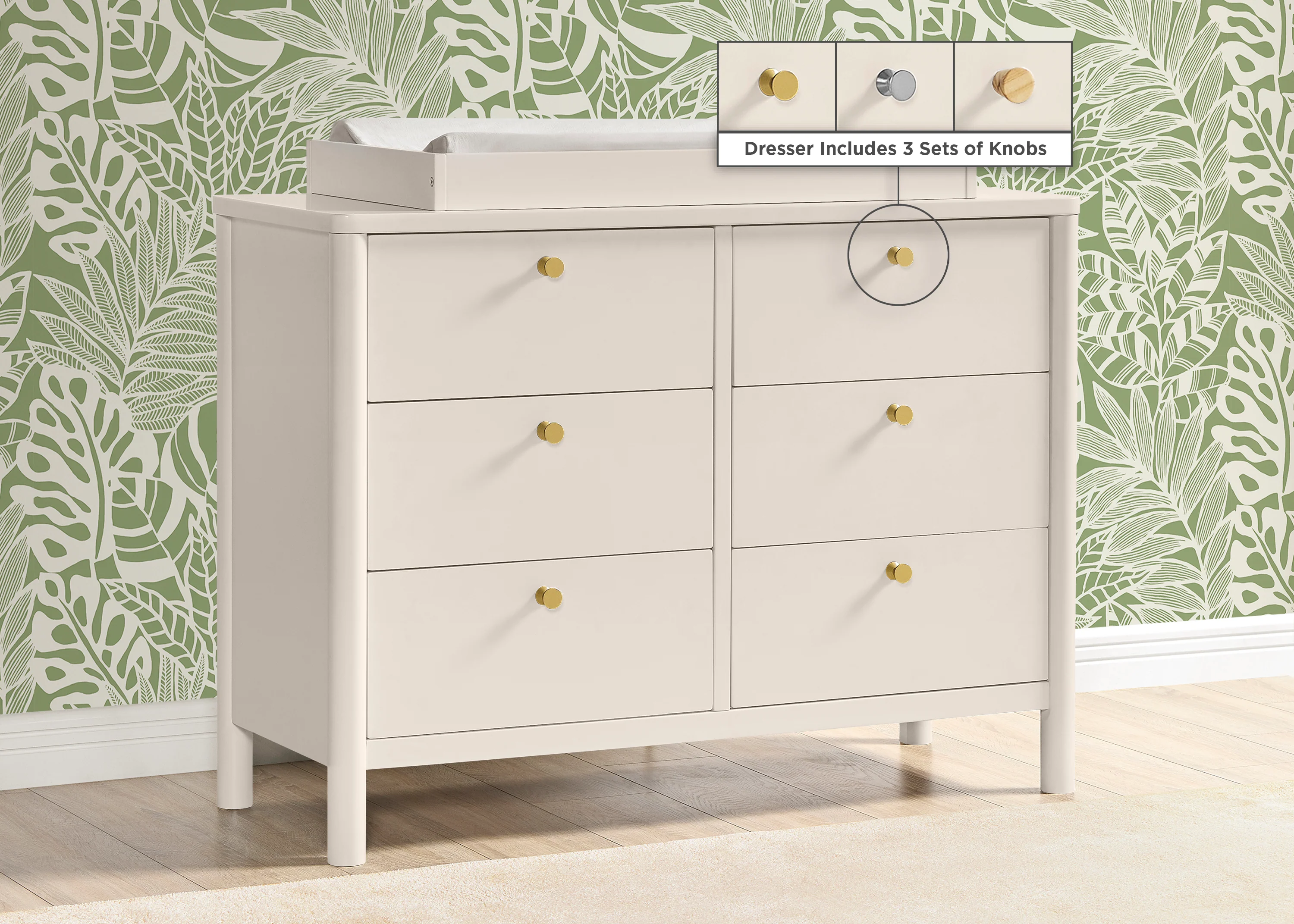 Brooks 6 Drawer Dresser with Interlocking Drawers - Image 17