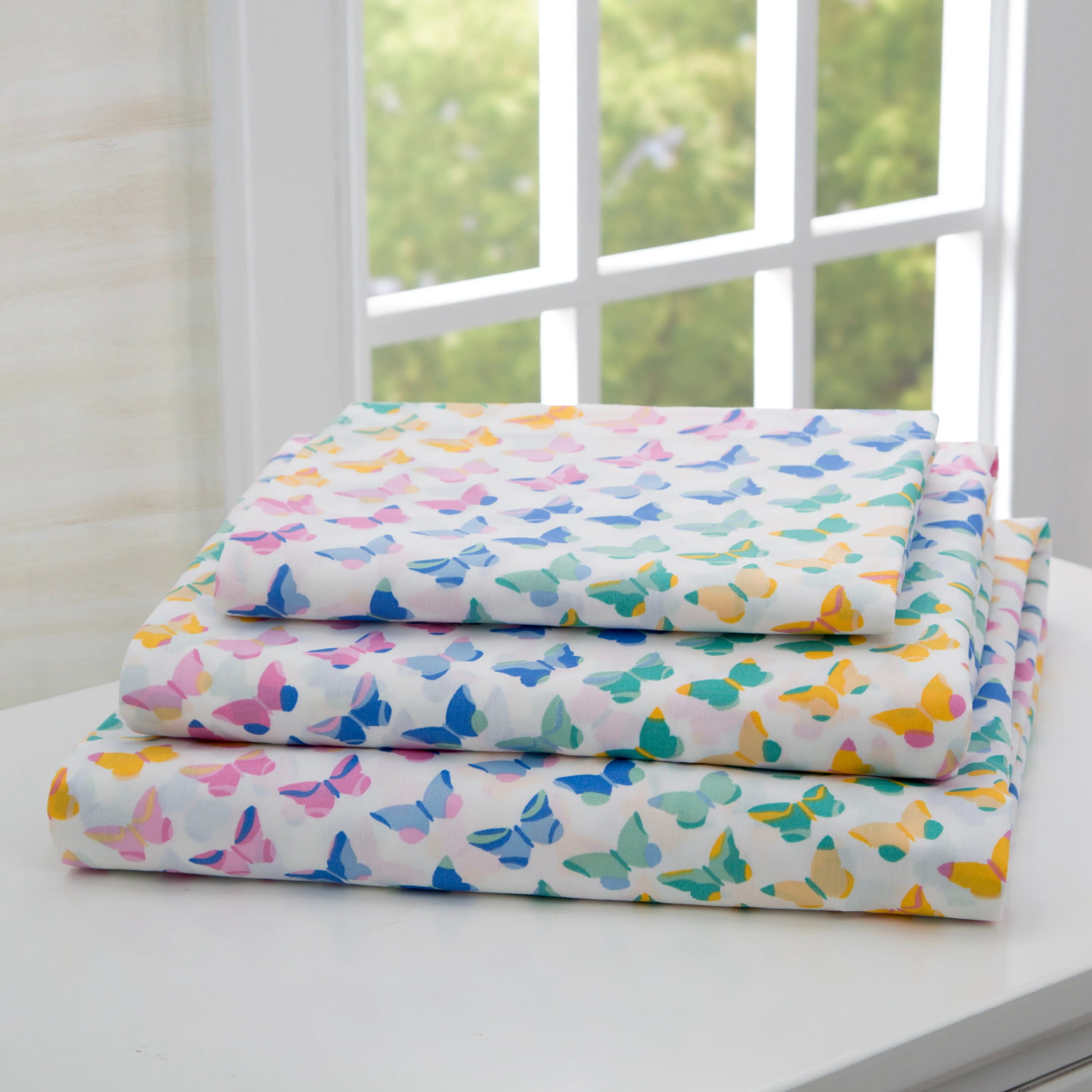 Butterflies 3-Piece Twin Sheet Set - Image 6