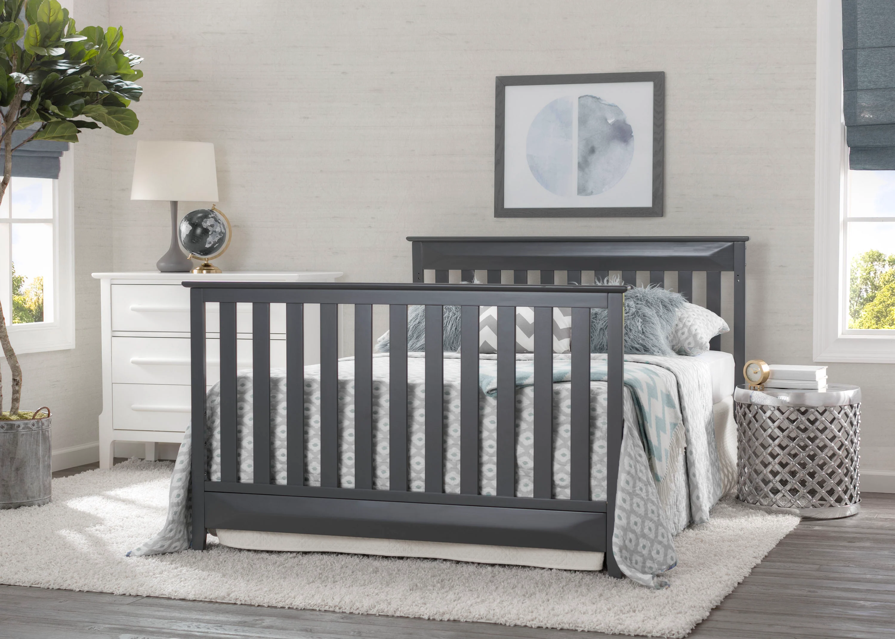 Cameron 4-in-1 Convertible Baby Crib - Image 3