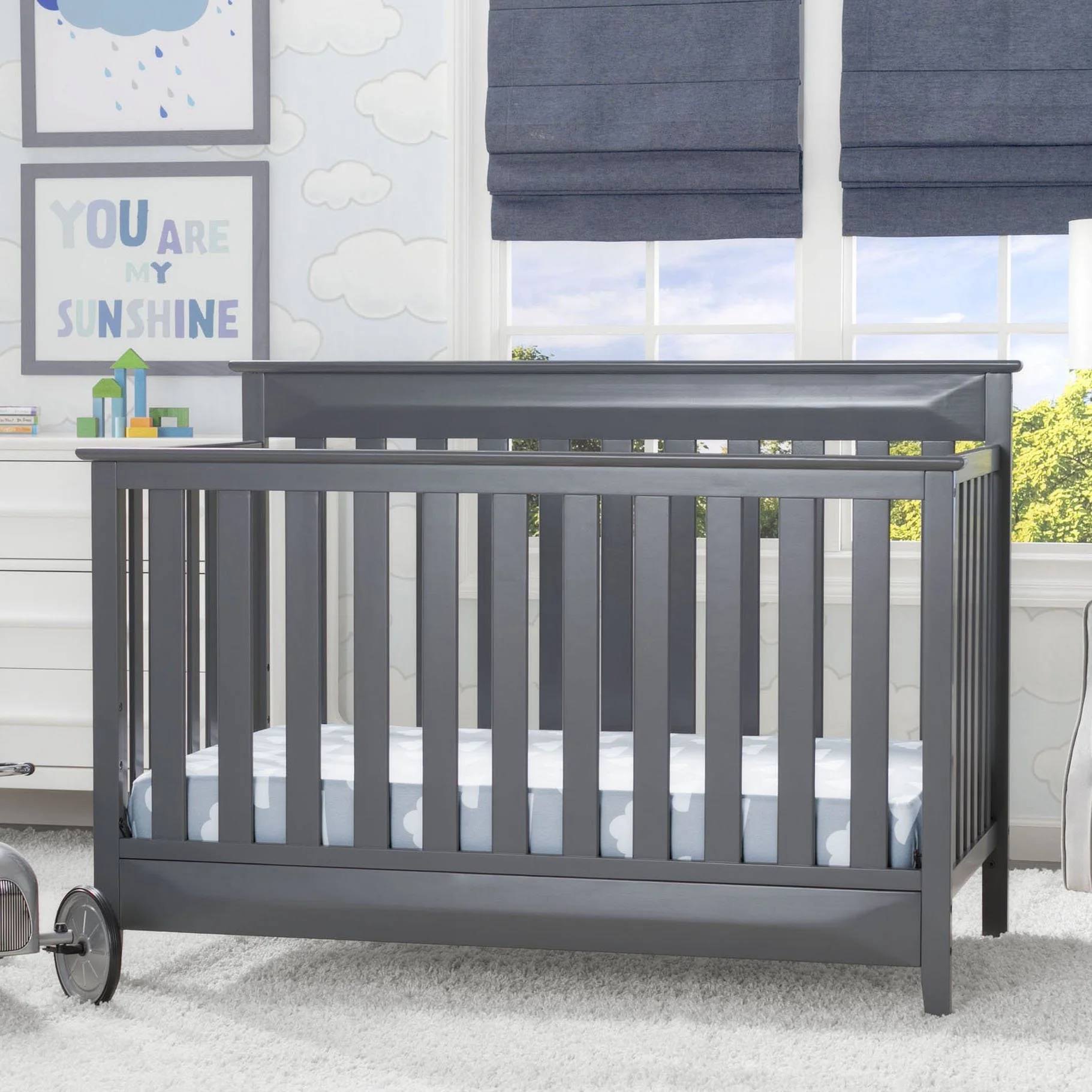 Cameron 4-in-1 Convertible Baby Crib - Image 9