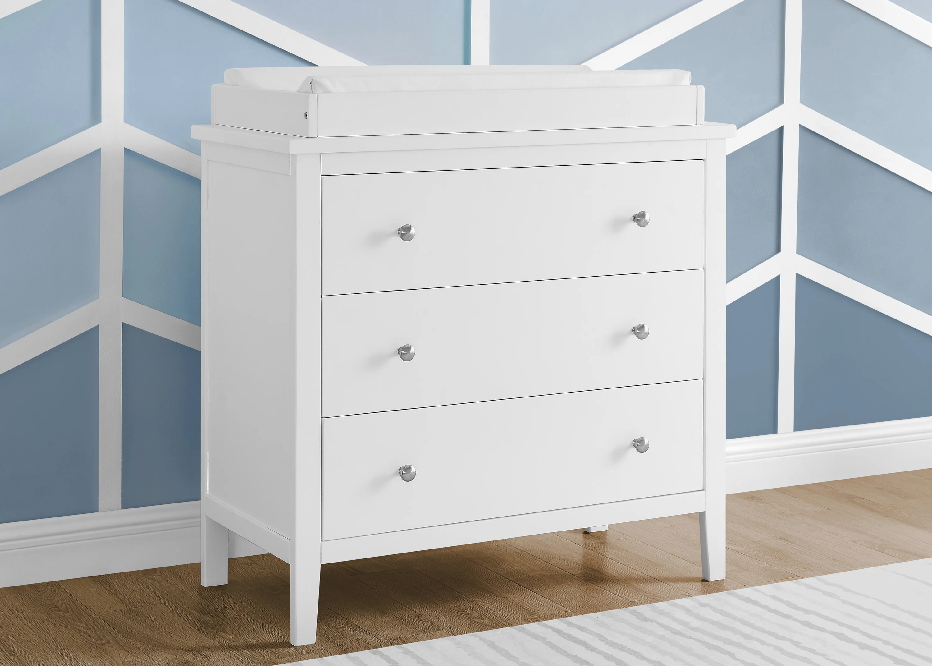 Campbell 3 Drawer Dresser with Interlocking Drawers - Image 2