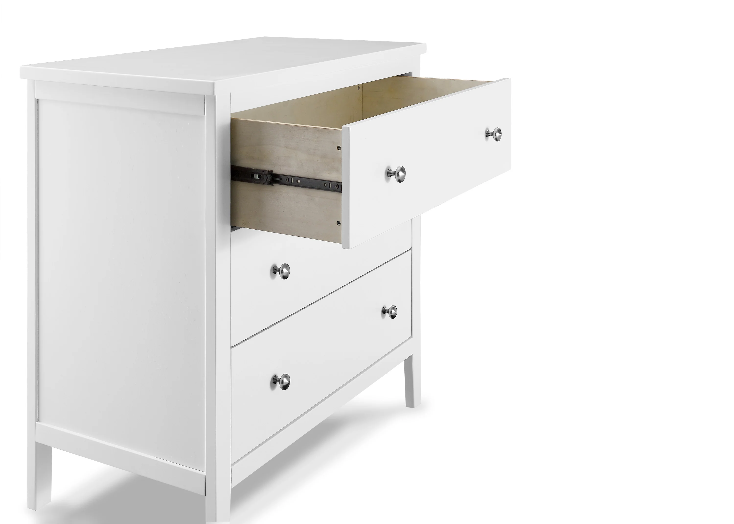 Campbell 3 Drawer Dresser with Interlocking Drawers - Image 4