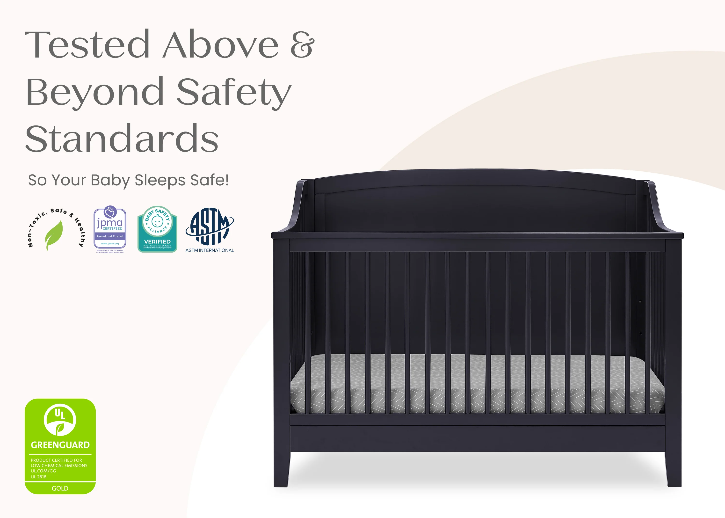 Campbell 6-in-1 Convertible Crib - Image 16