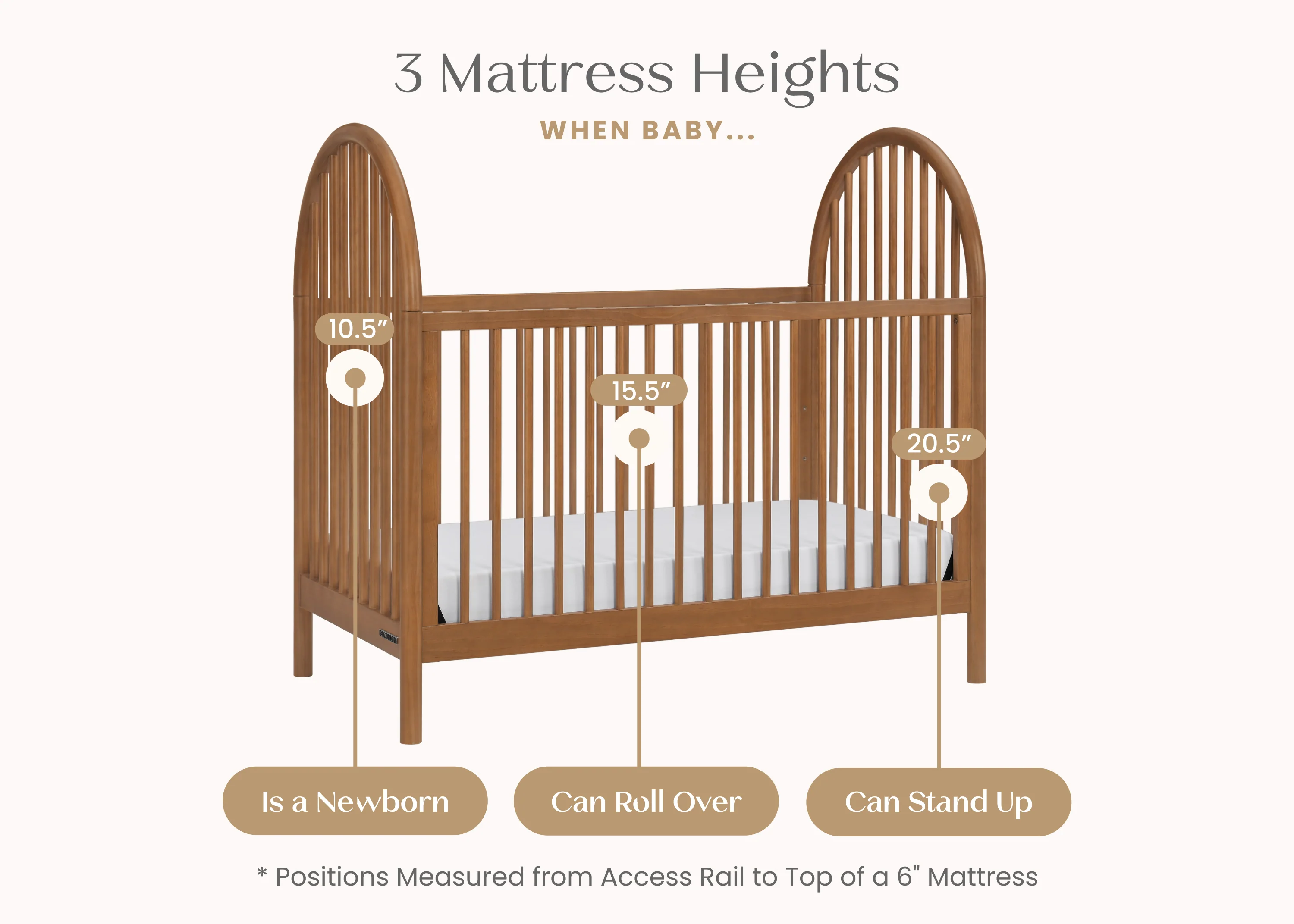 Cannon 4-in-1 Convertible Crib - Image 17