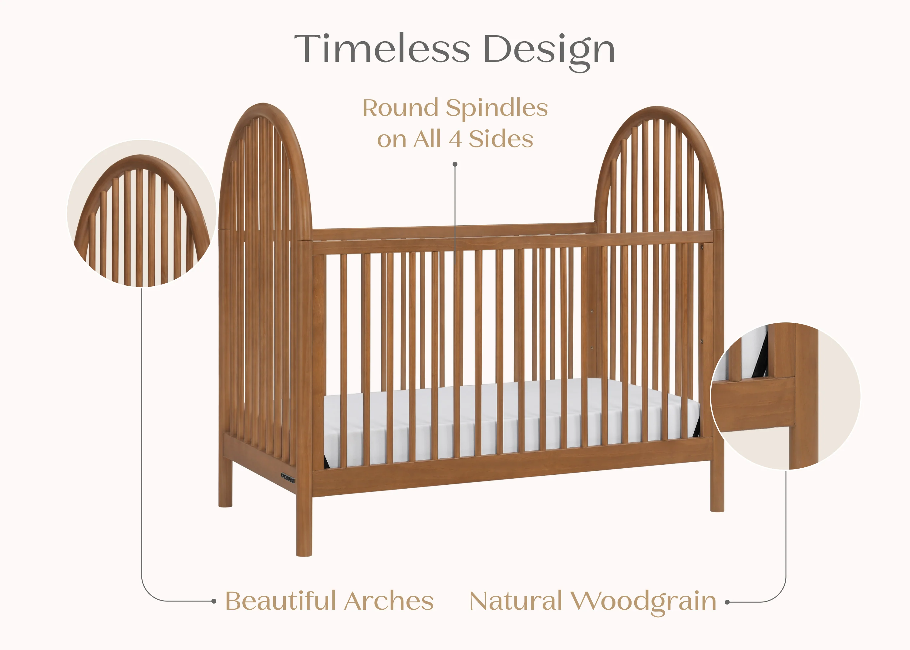 Cannon 4-in-1 Convertible Crib - Image 18