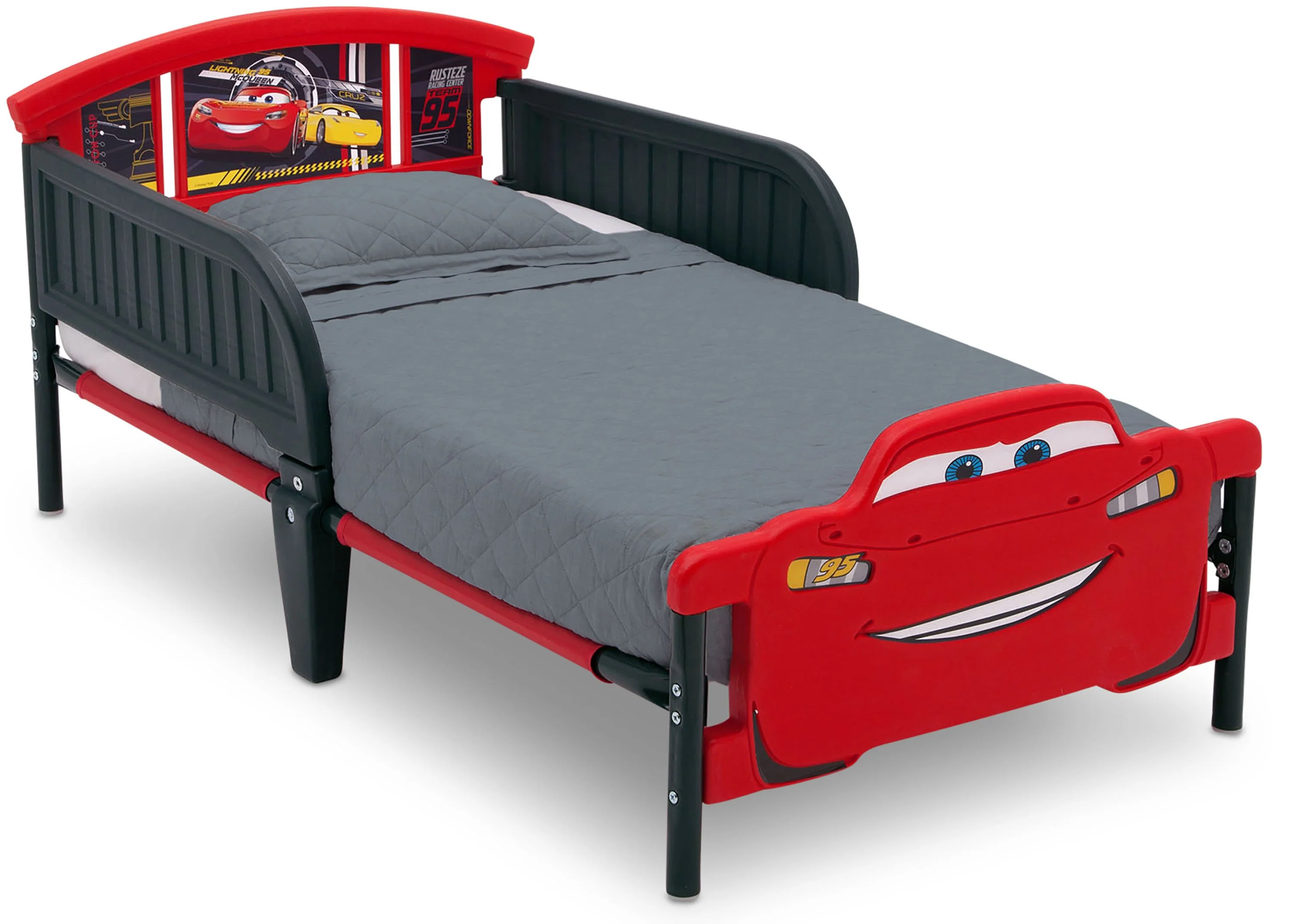 Cars 3D-Footboard Toddler Bed - Image 2
