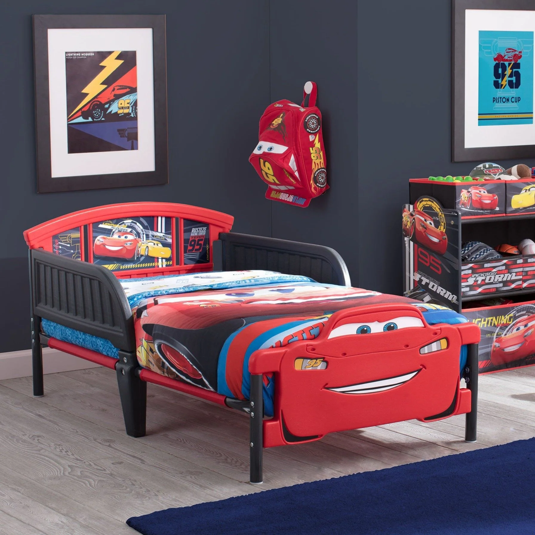 Cars 3D-Footboard Toddler Bed - Image 5