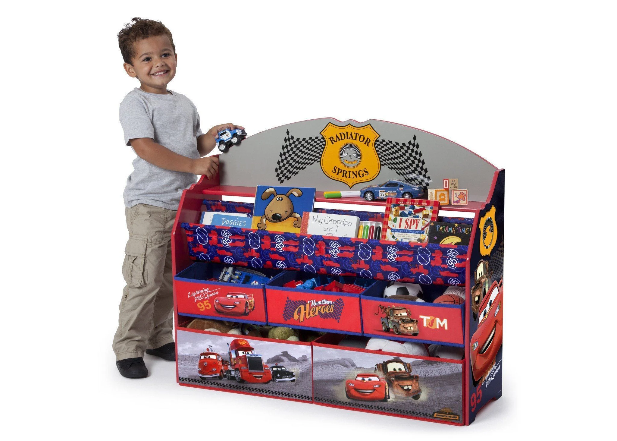 Cars Deluxe Book & Toy Organizer - Image 2