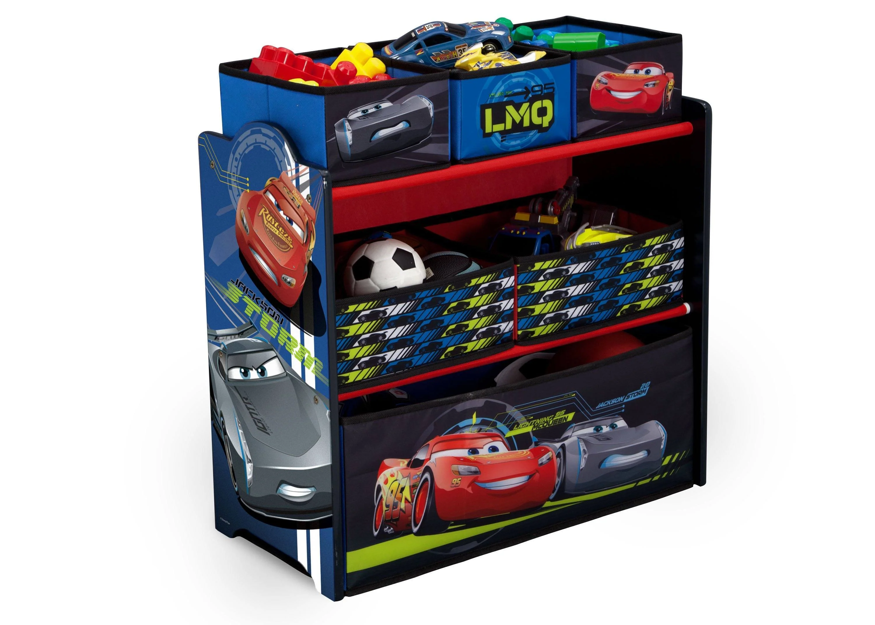 Cars Multi-Bin Toy Organizer - Image 4