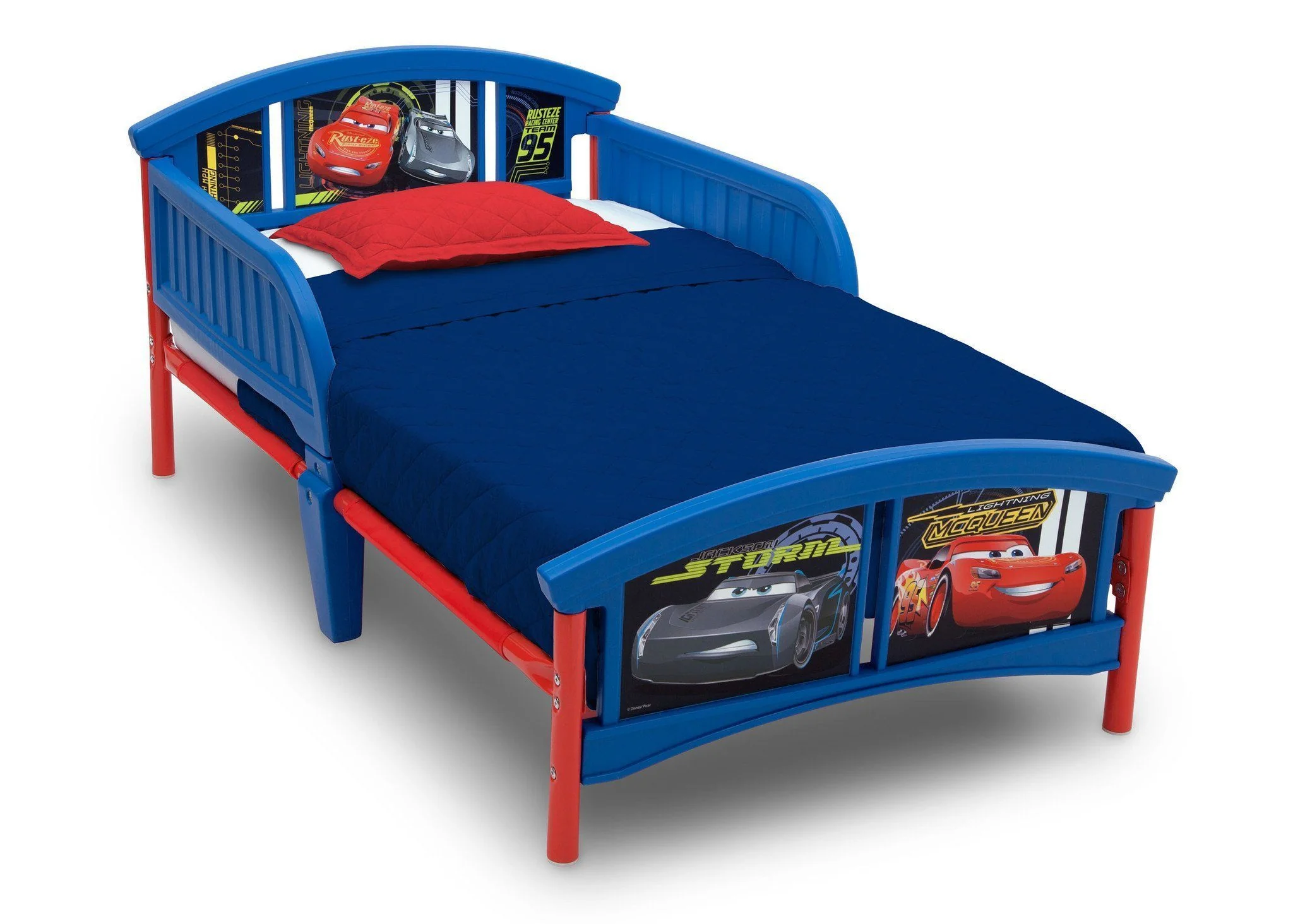 Cars Plastic Toddler Bed - Image 4