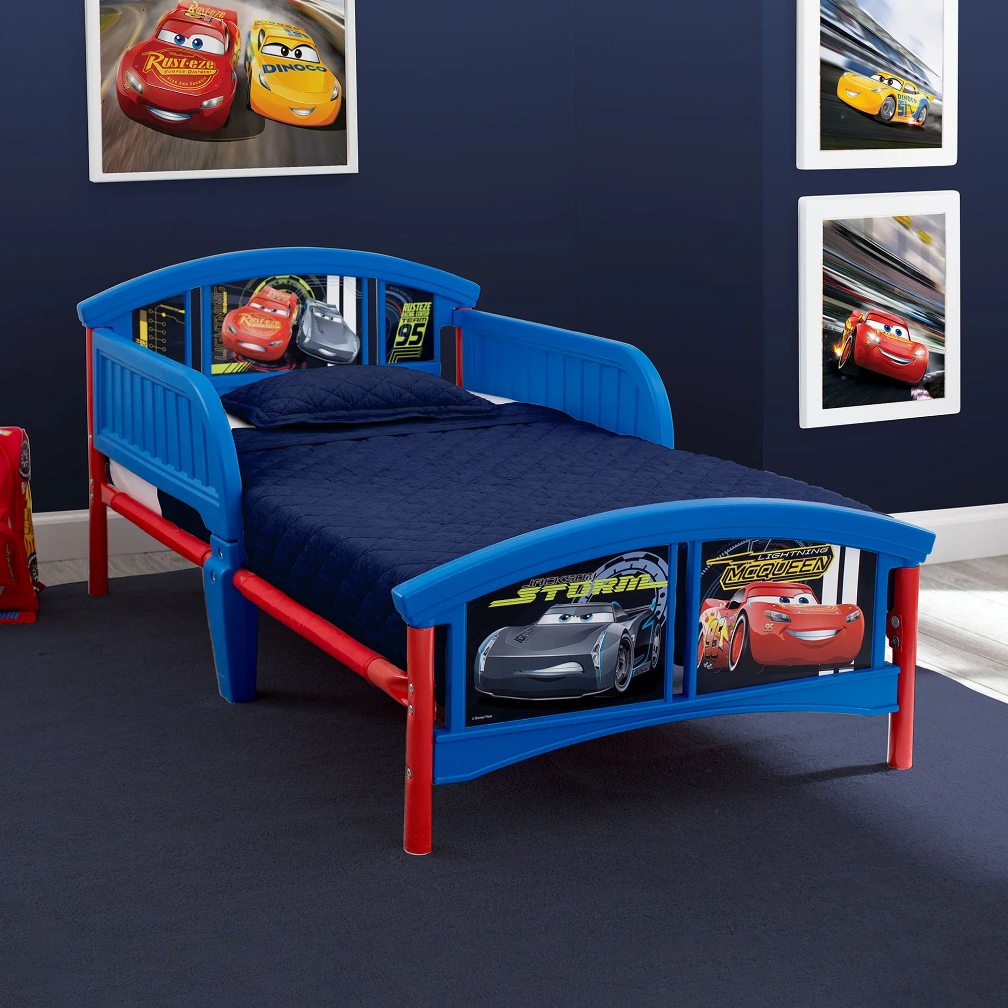 Cars Plastic Toddler Bed - Image 7