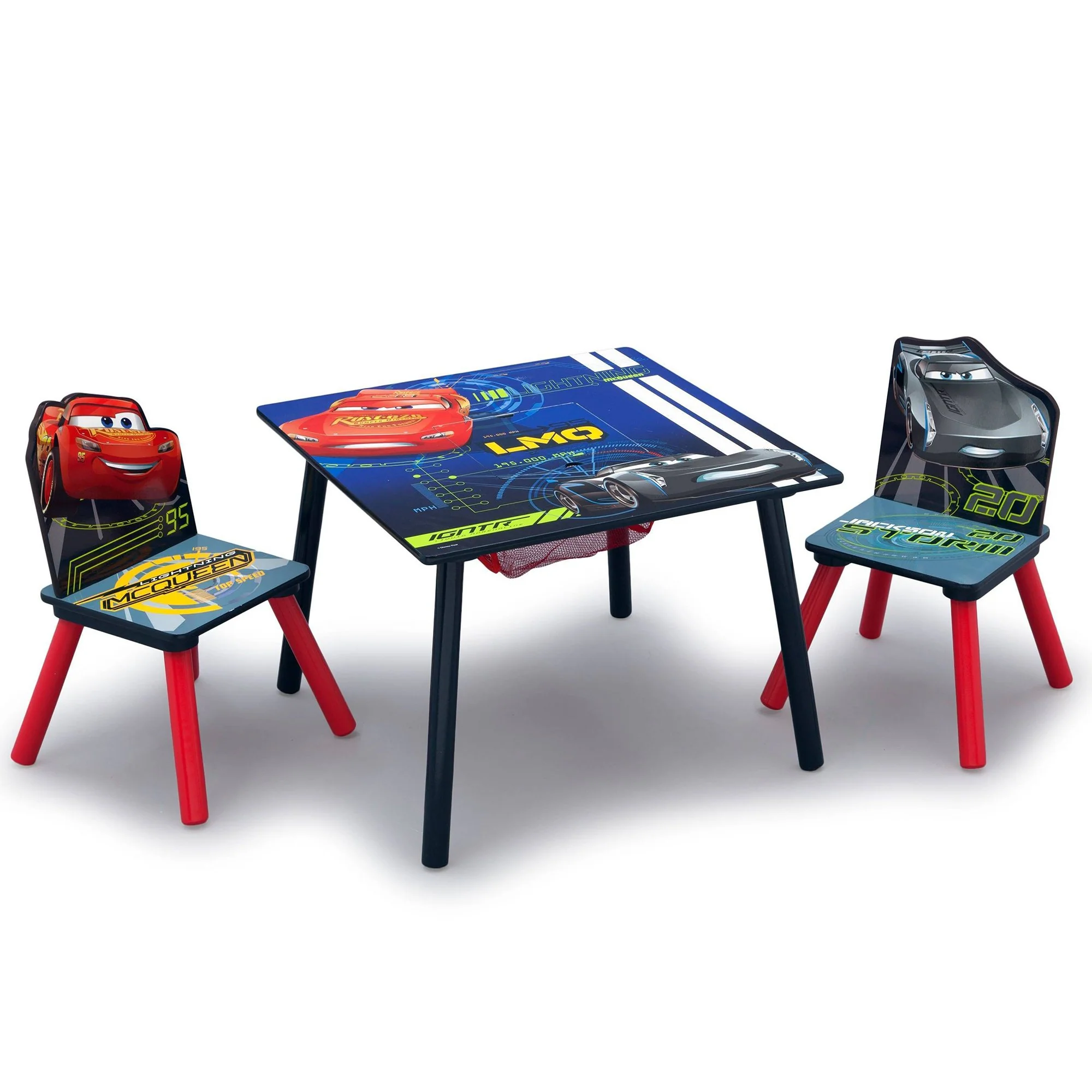 Cars Table & Chair Set with Storage - Image 4