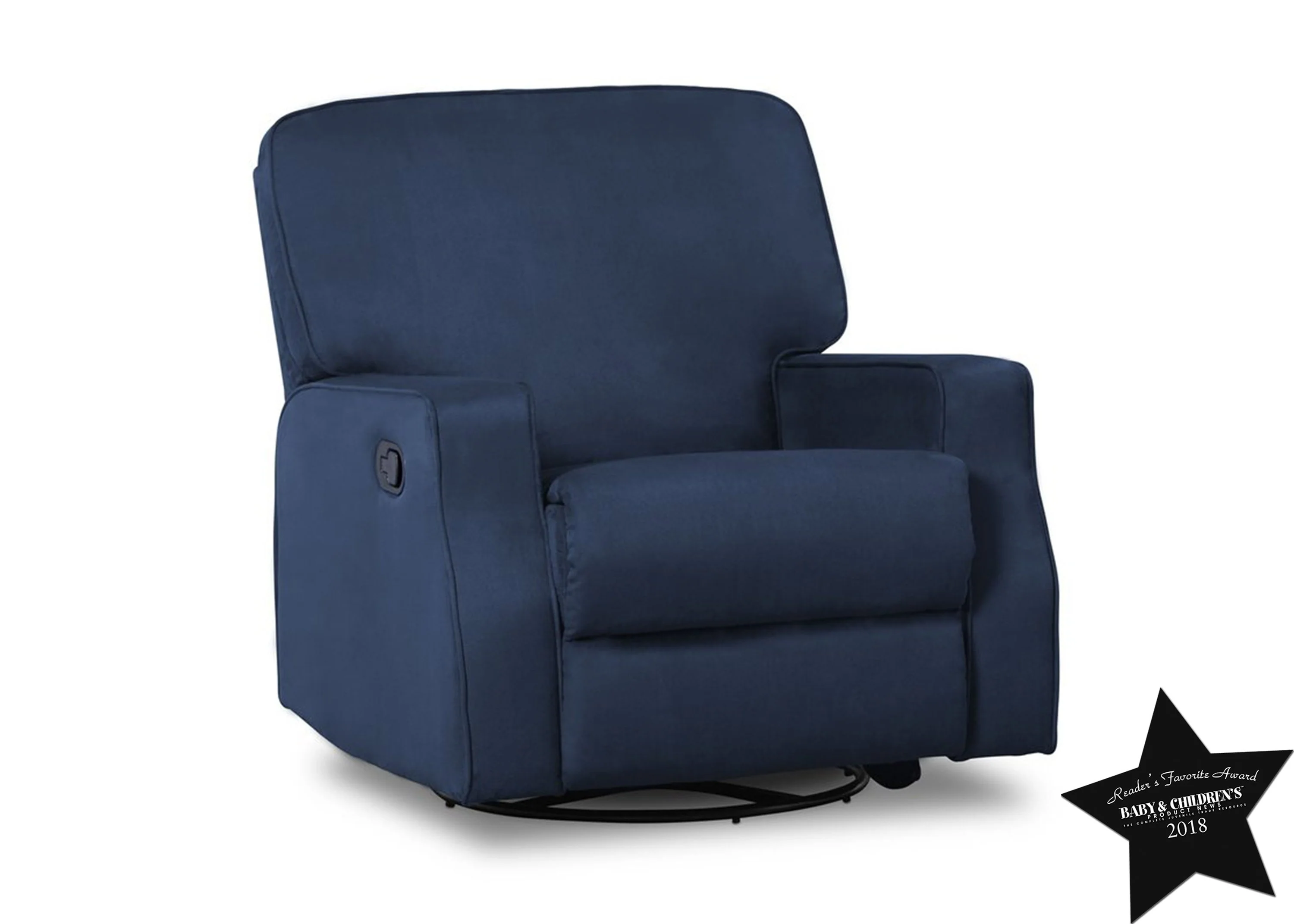 Carson Nursery Recliner Swivel Glider Chair - Image 13