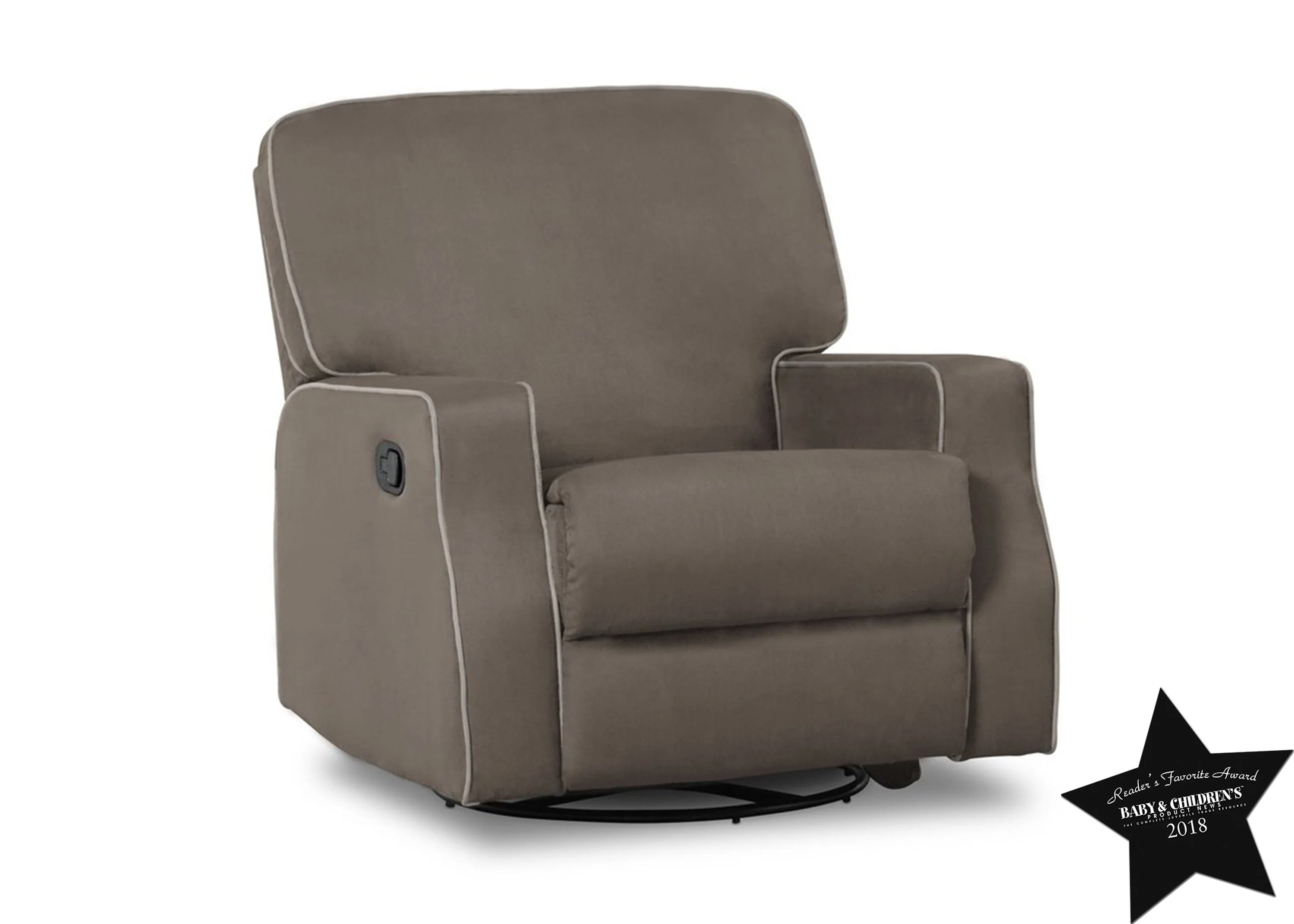 Carson Nursery Recliner Swivel Glider Chair - Image 14