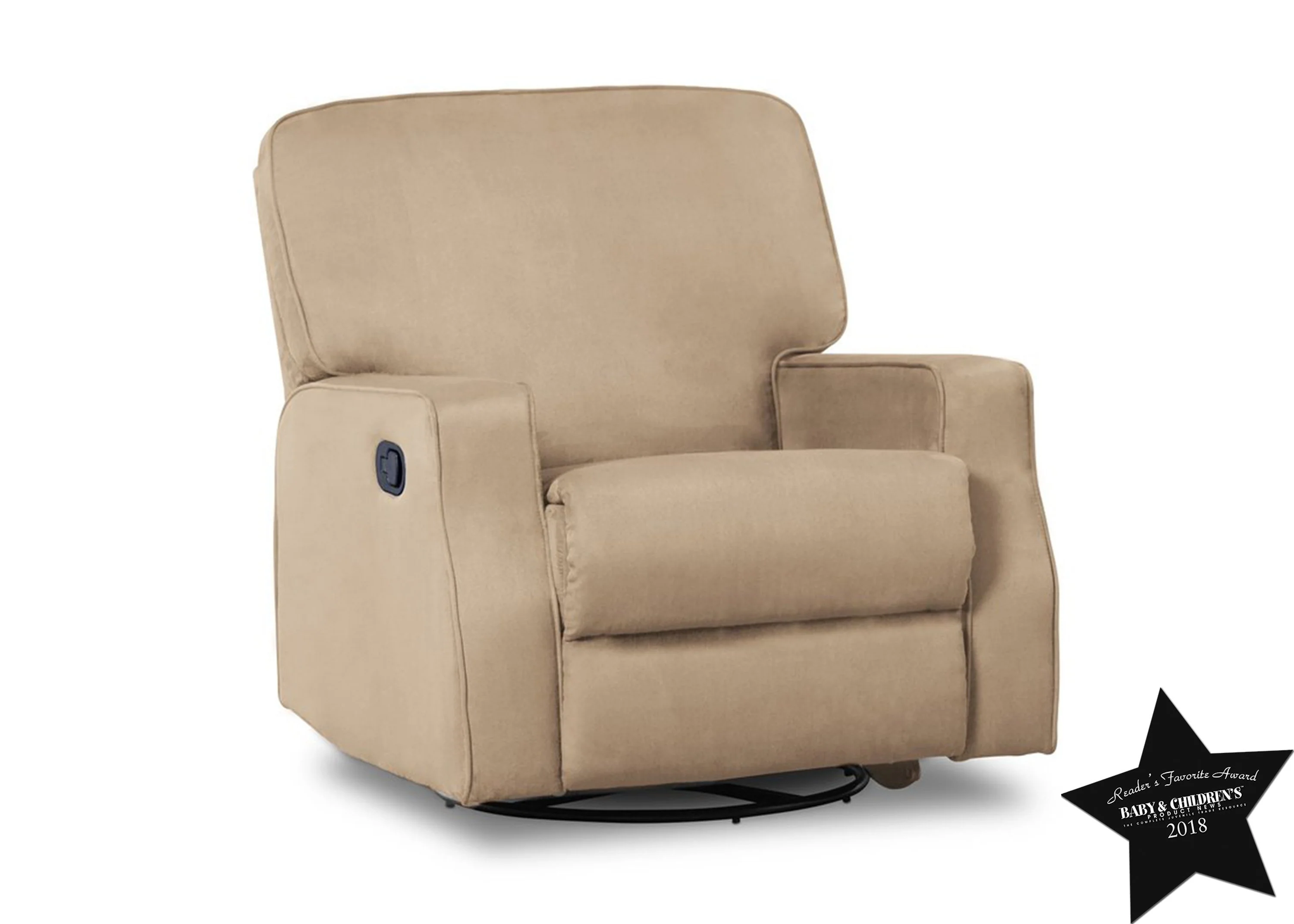 Carson Nursery Recliner Swivel Glider Chair - Image 15