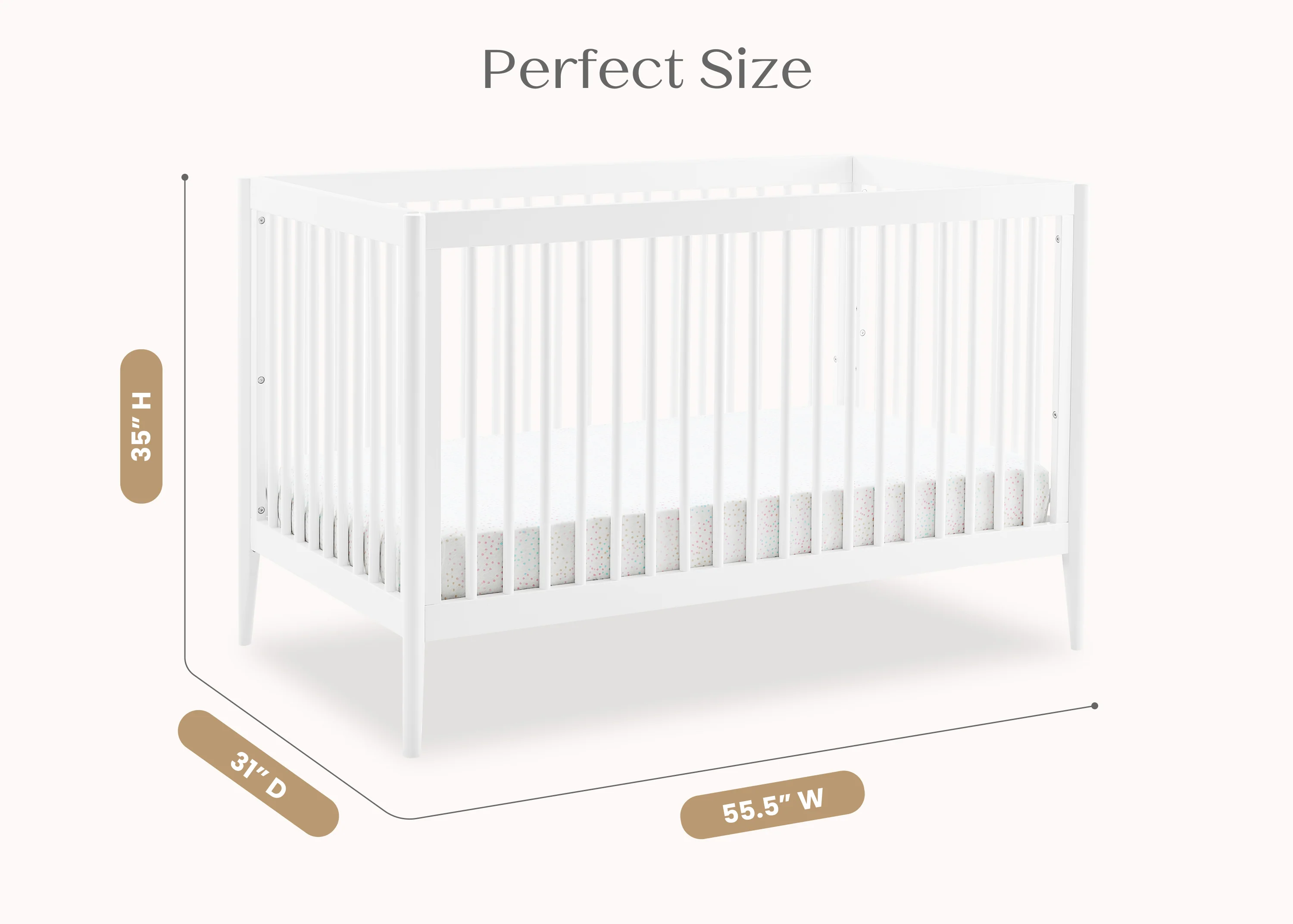 Casey 6-in-1 Convertible Crib - Image 25