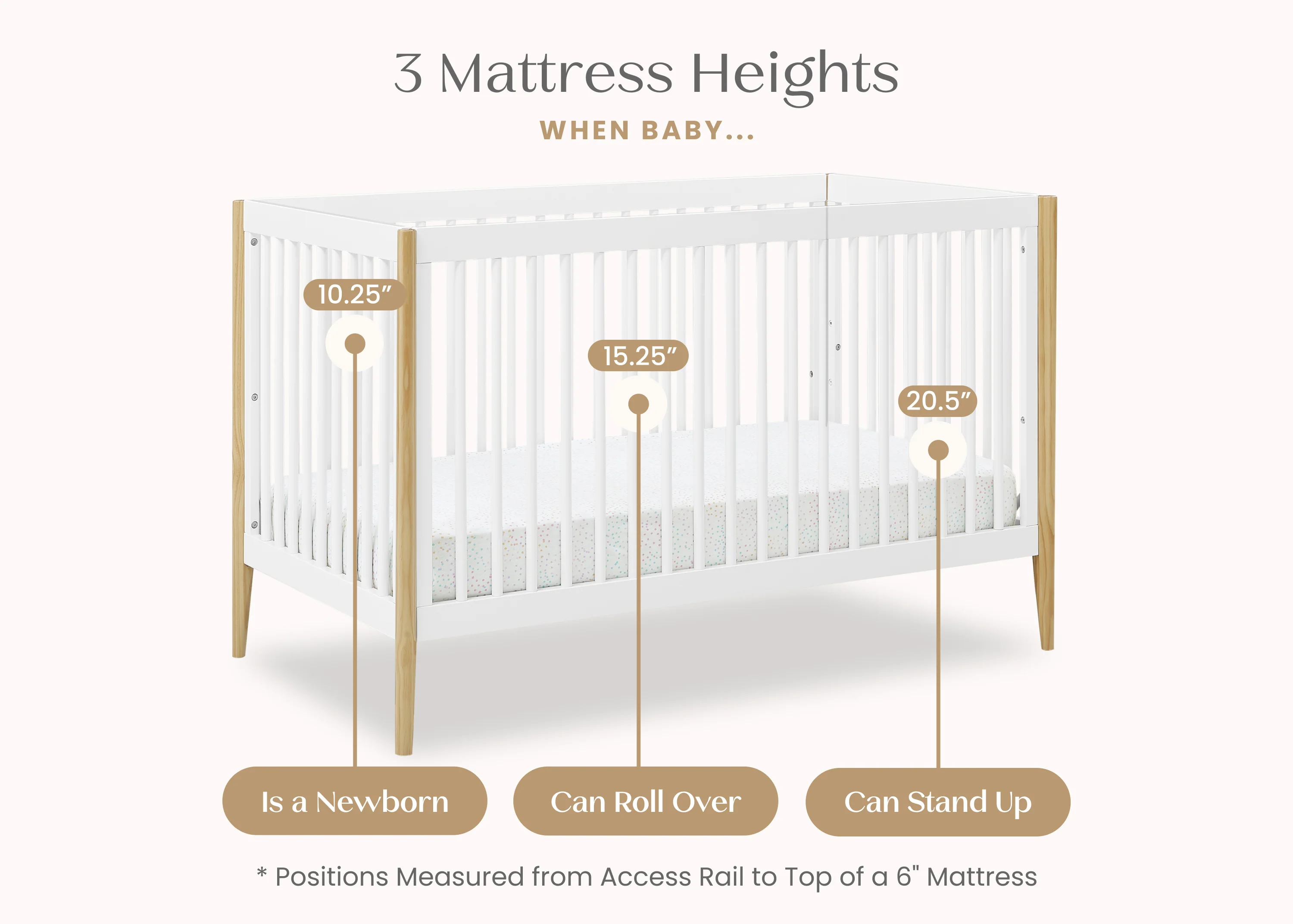 Casey 6-in-1 Convertible Crib - Image 42