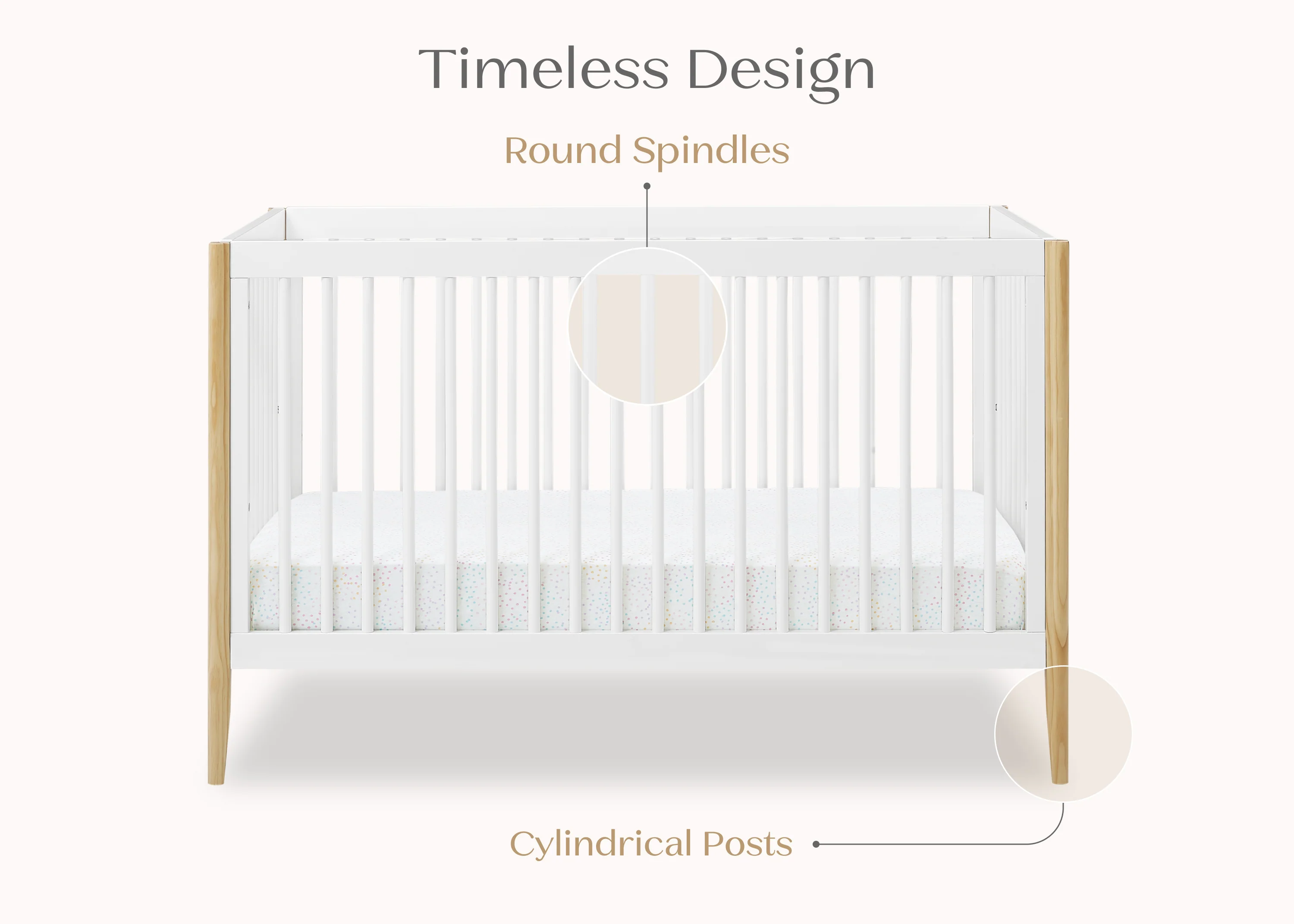 Casey 6-in-1 Convertible Crib - Image 43