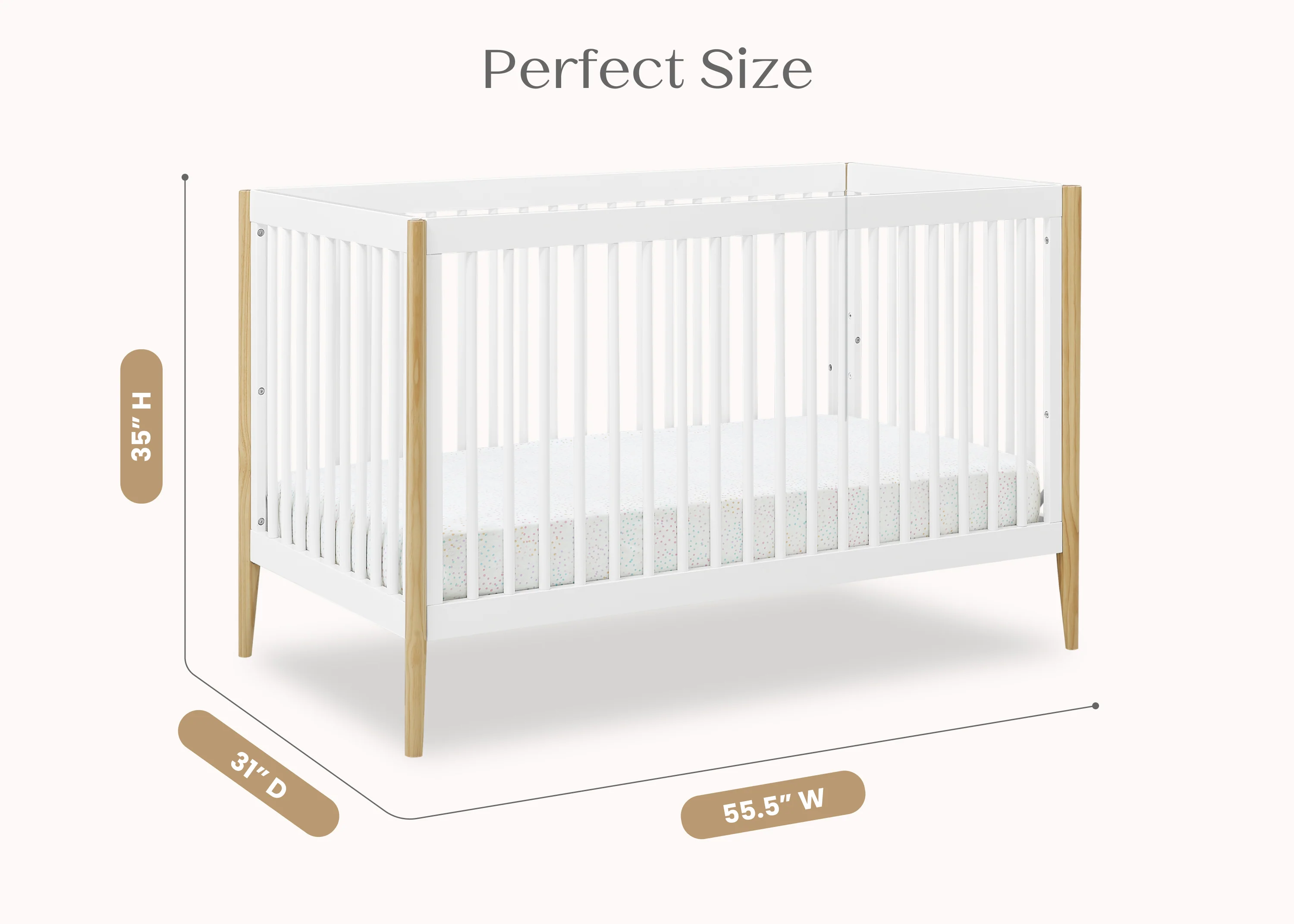 Casey 6-in-1 Convertible Crib - Image 44
