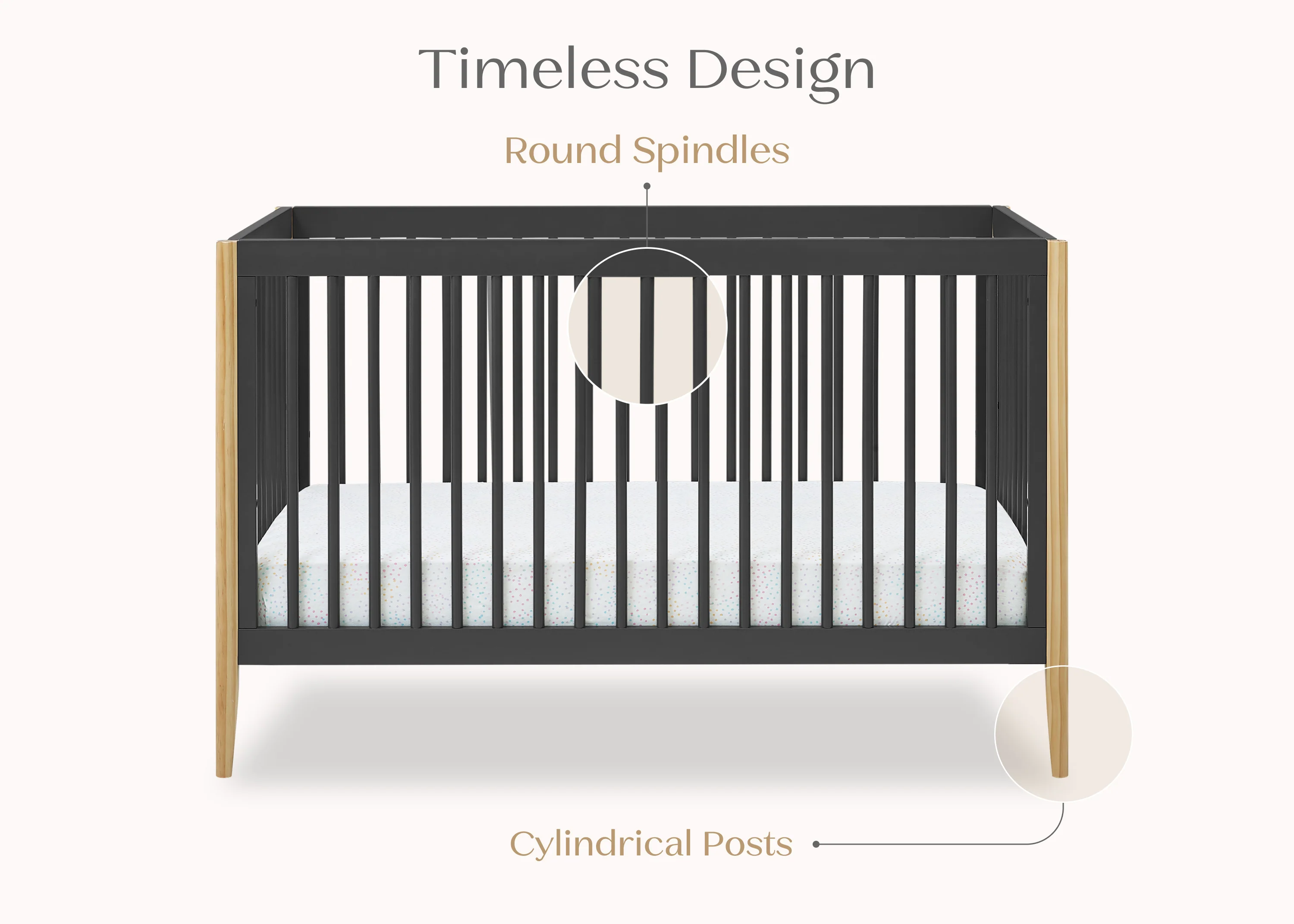 Casey 6-in-1 Convertible Crib - Image 6