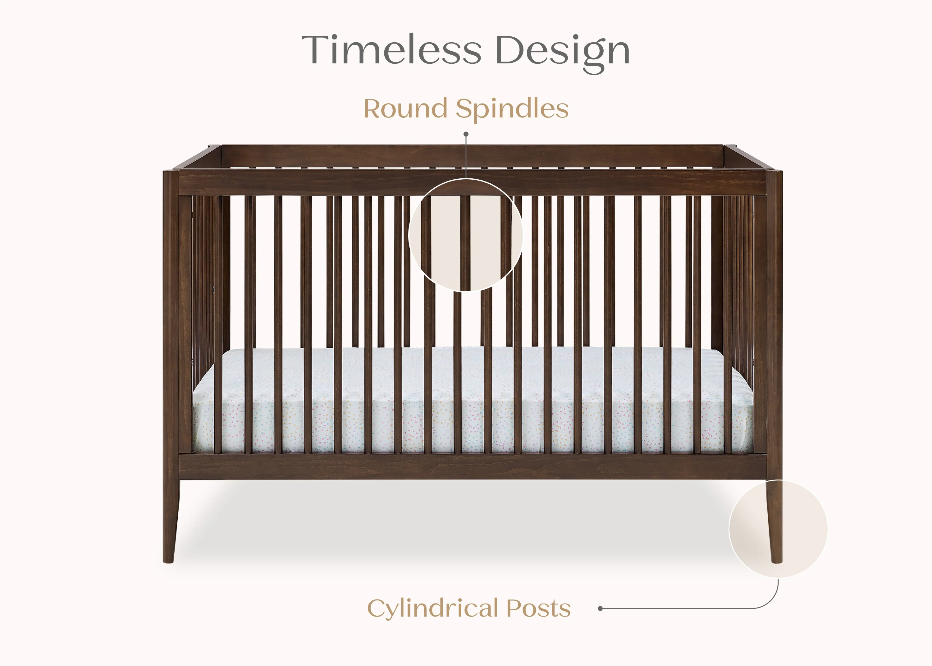 Casey 6-in-1 Convertible Crib - Image 62