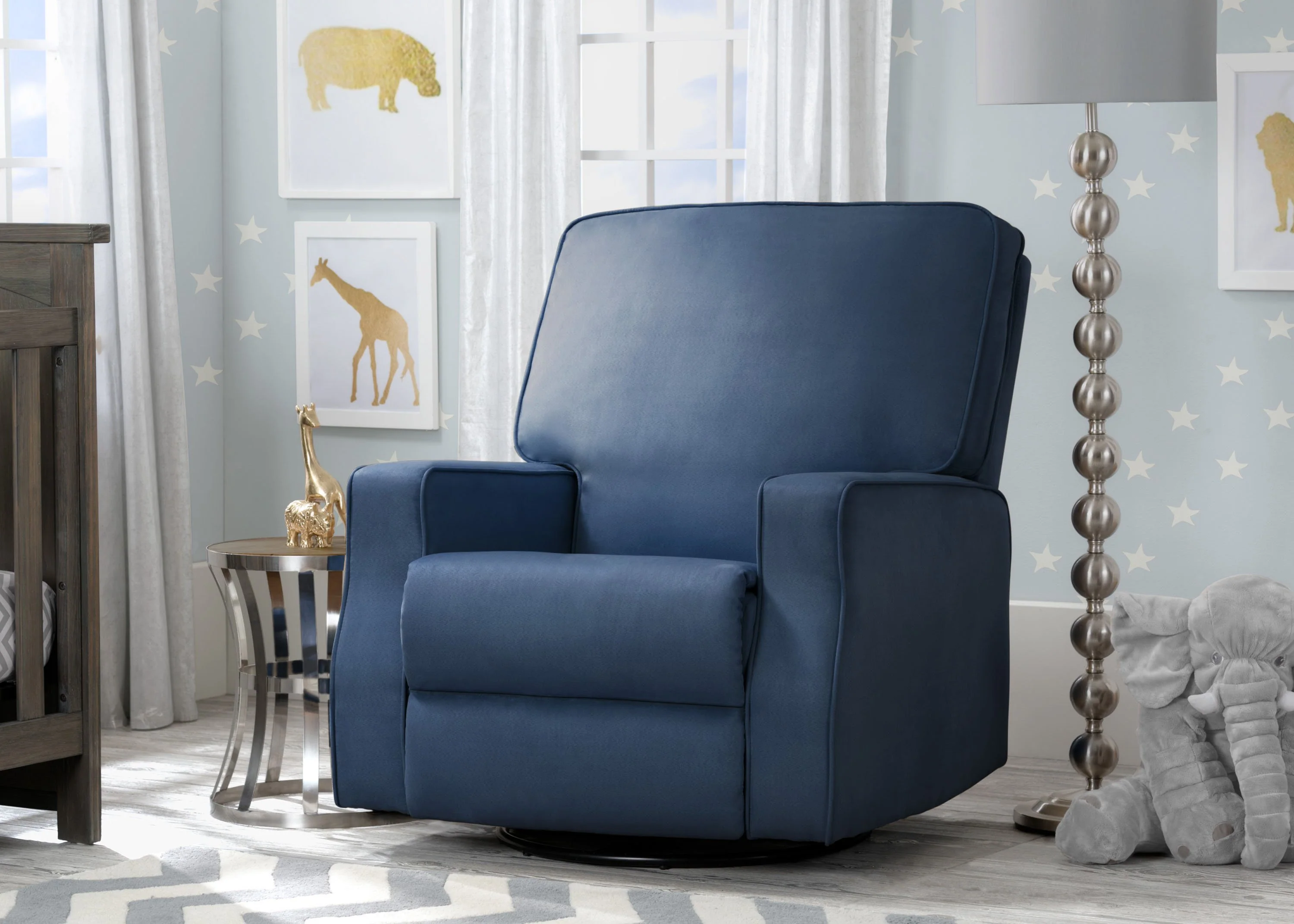 Charlie Nursery Recliner Swivel Glider Chair