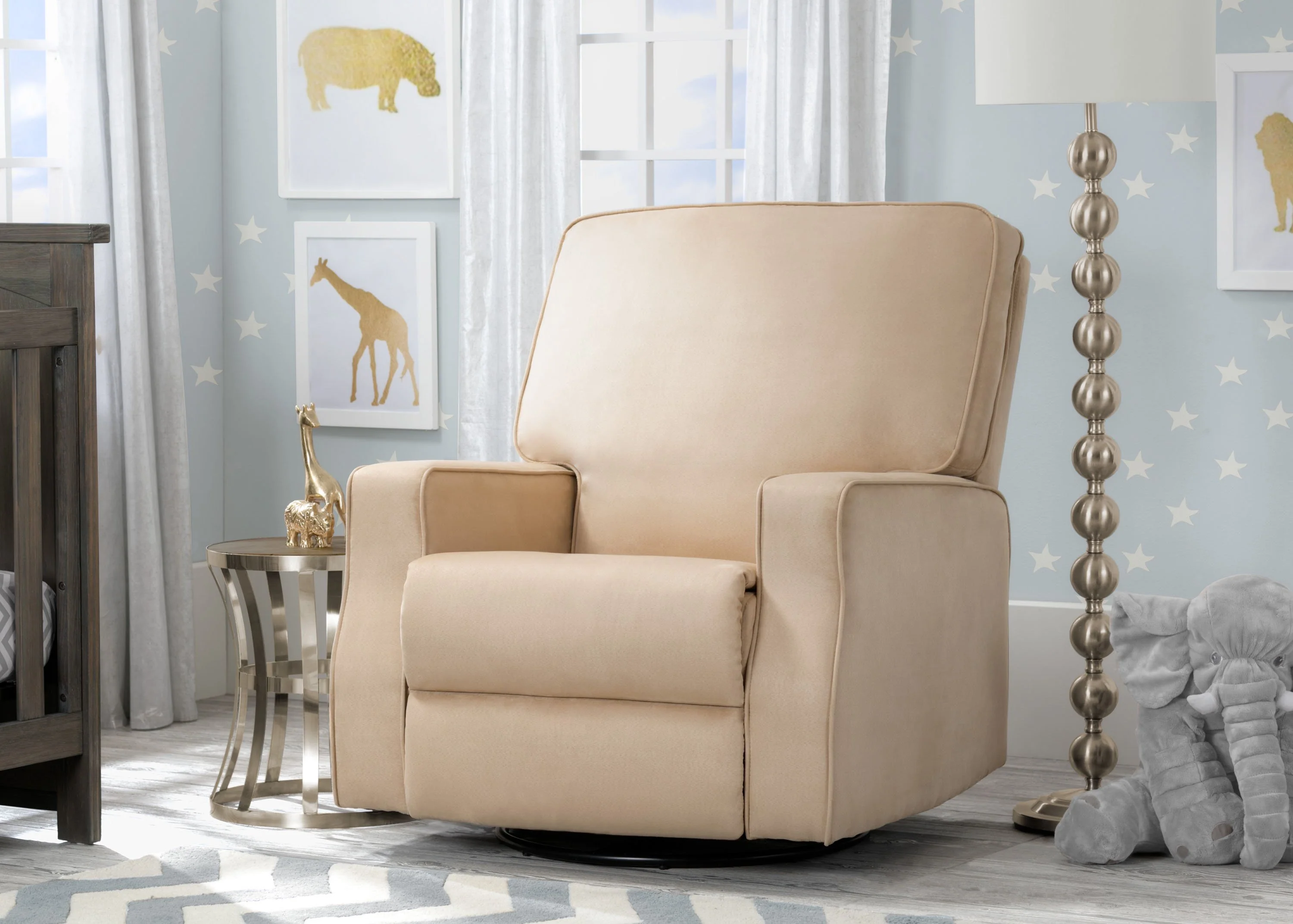 Charlie Nursery Recliner Swivel Glider Chair - Image 2