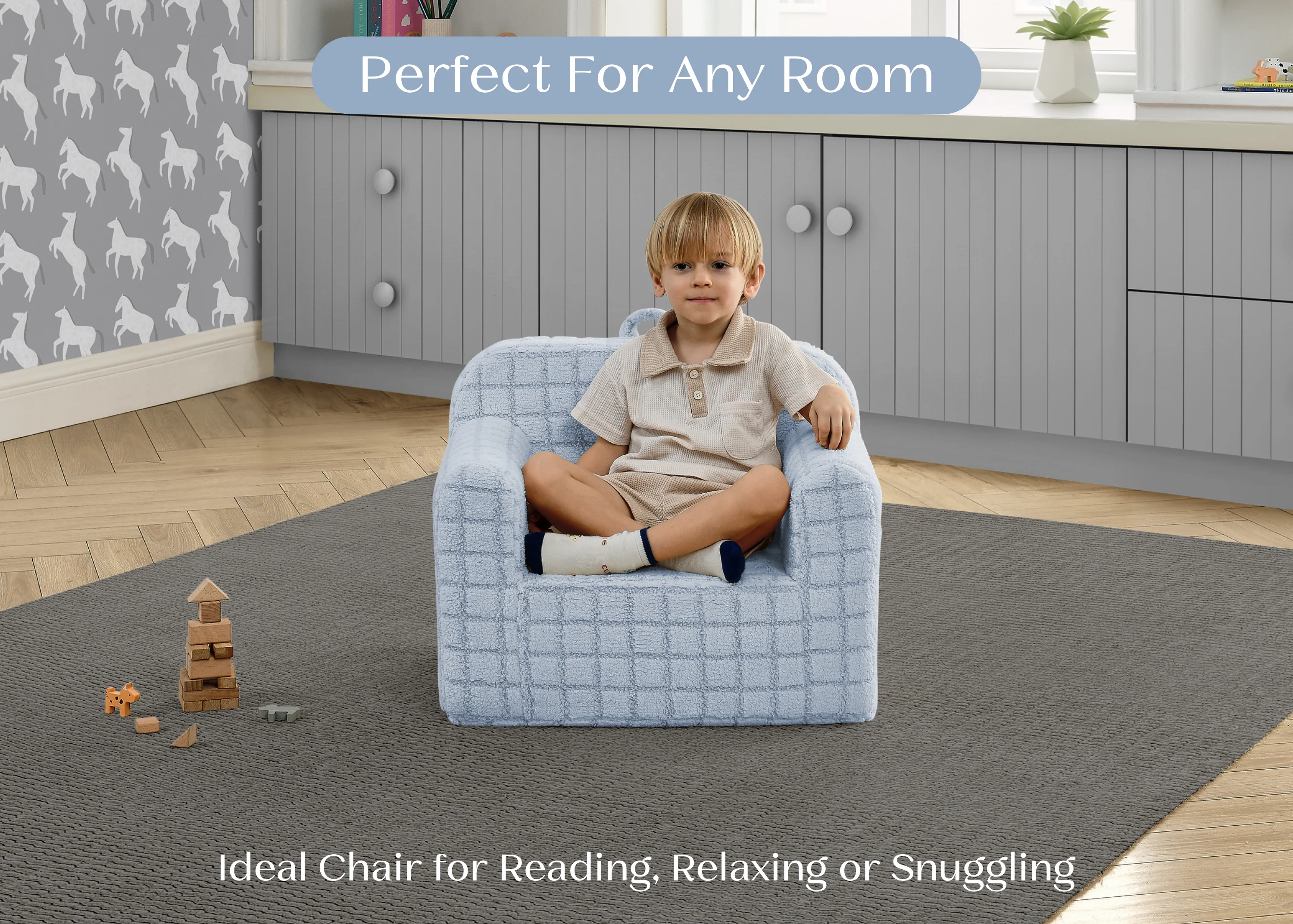 Checkered Cozee Chair - Image 17