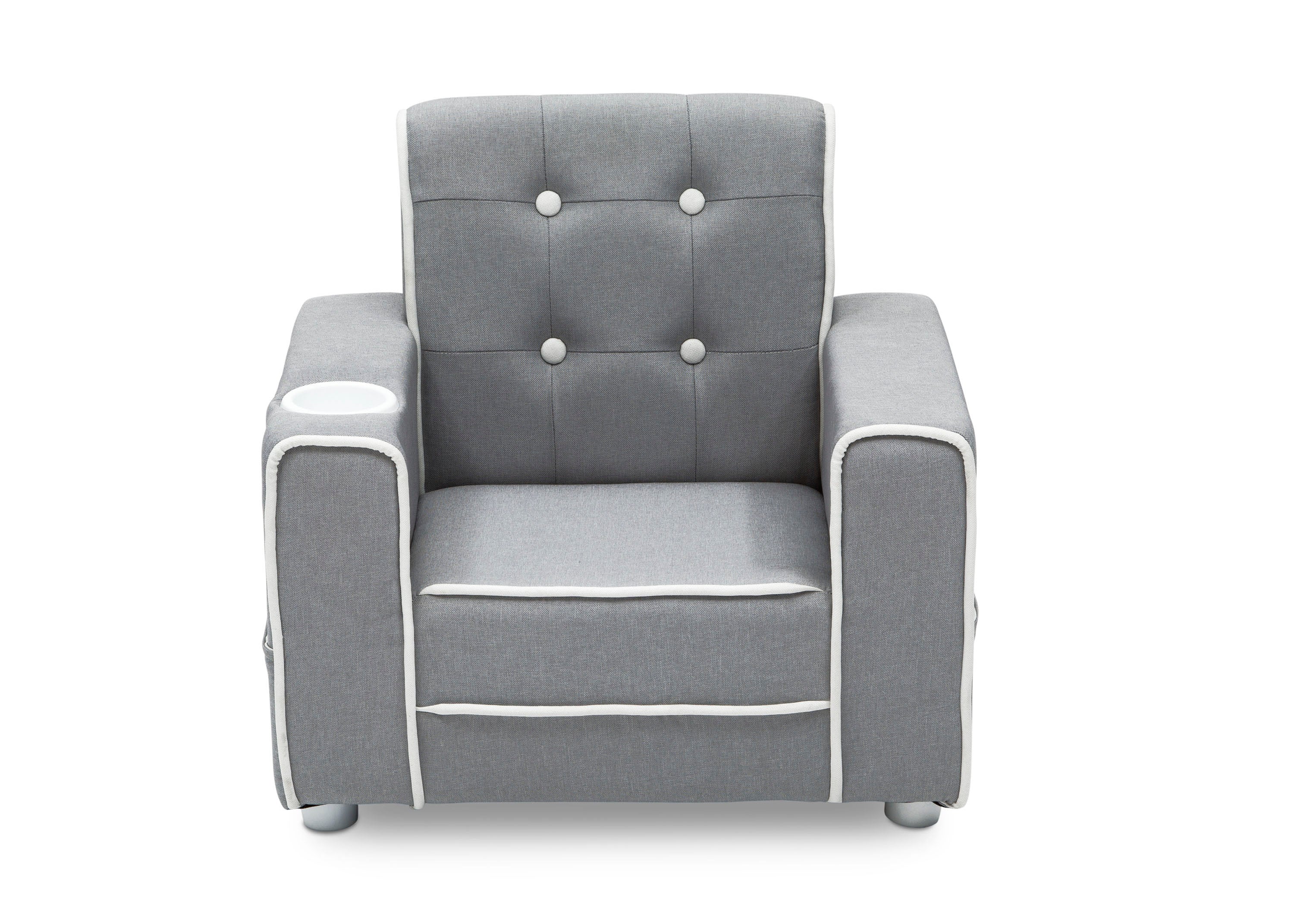 Chelsea Kids Upholstered Chair with Cup Holder - Image 4
