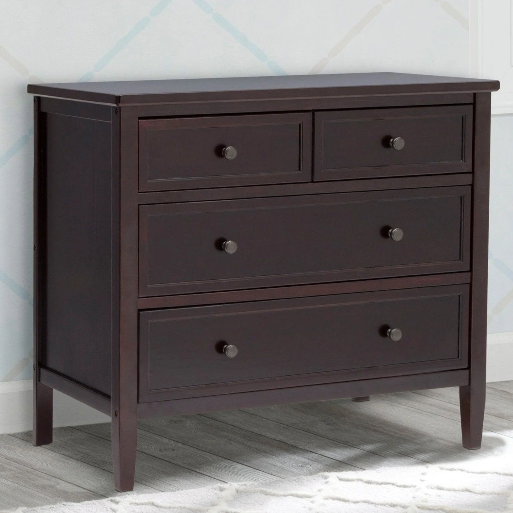Classic 3 Drawer Dresser with Interlocking Drawers - Image 9