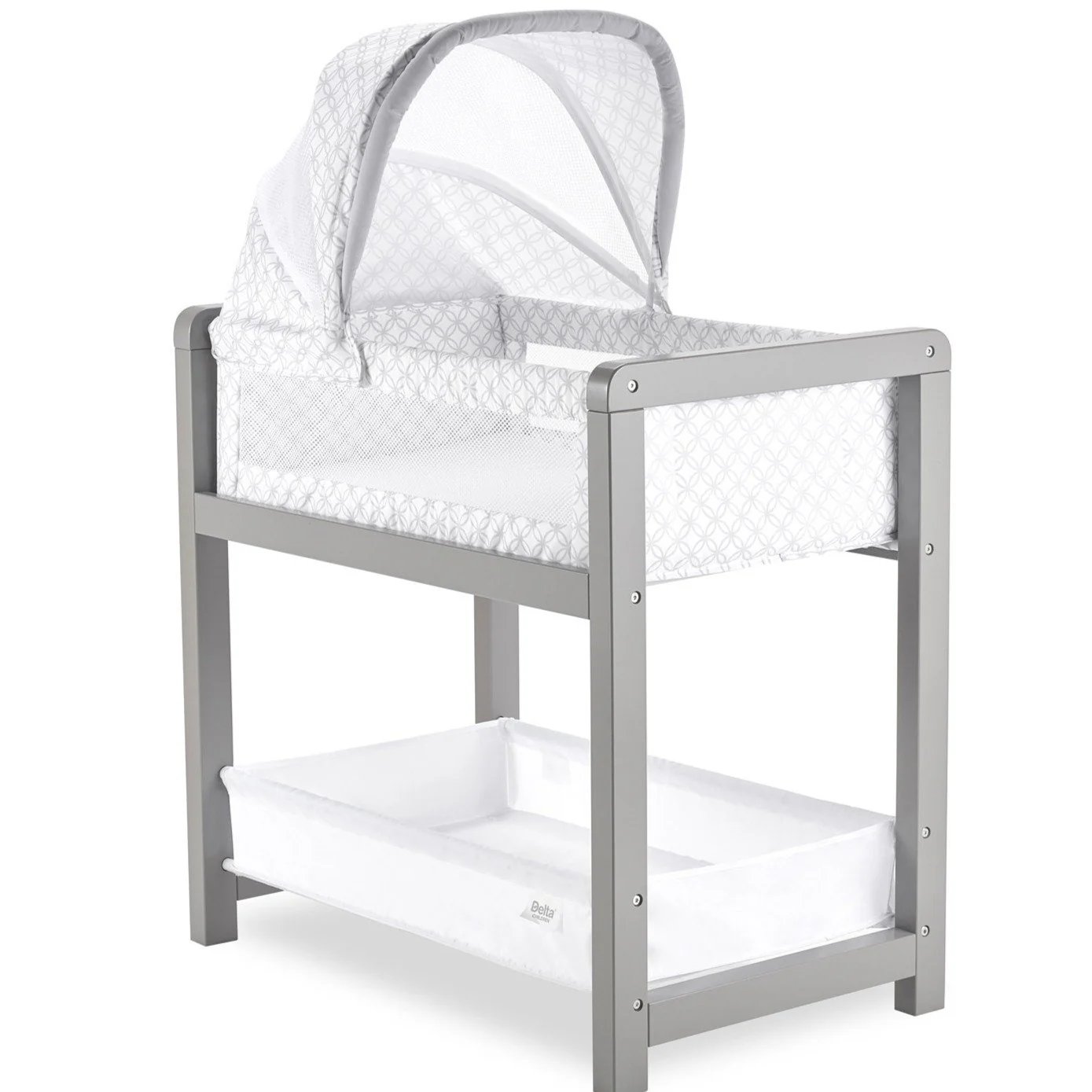 Classic Deluxe Wood Bedside Bassinet Sleeper - Image 7