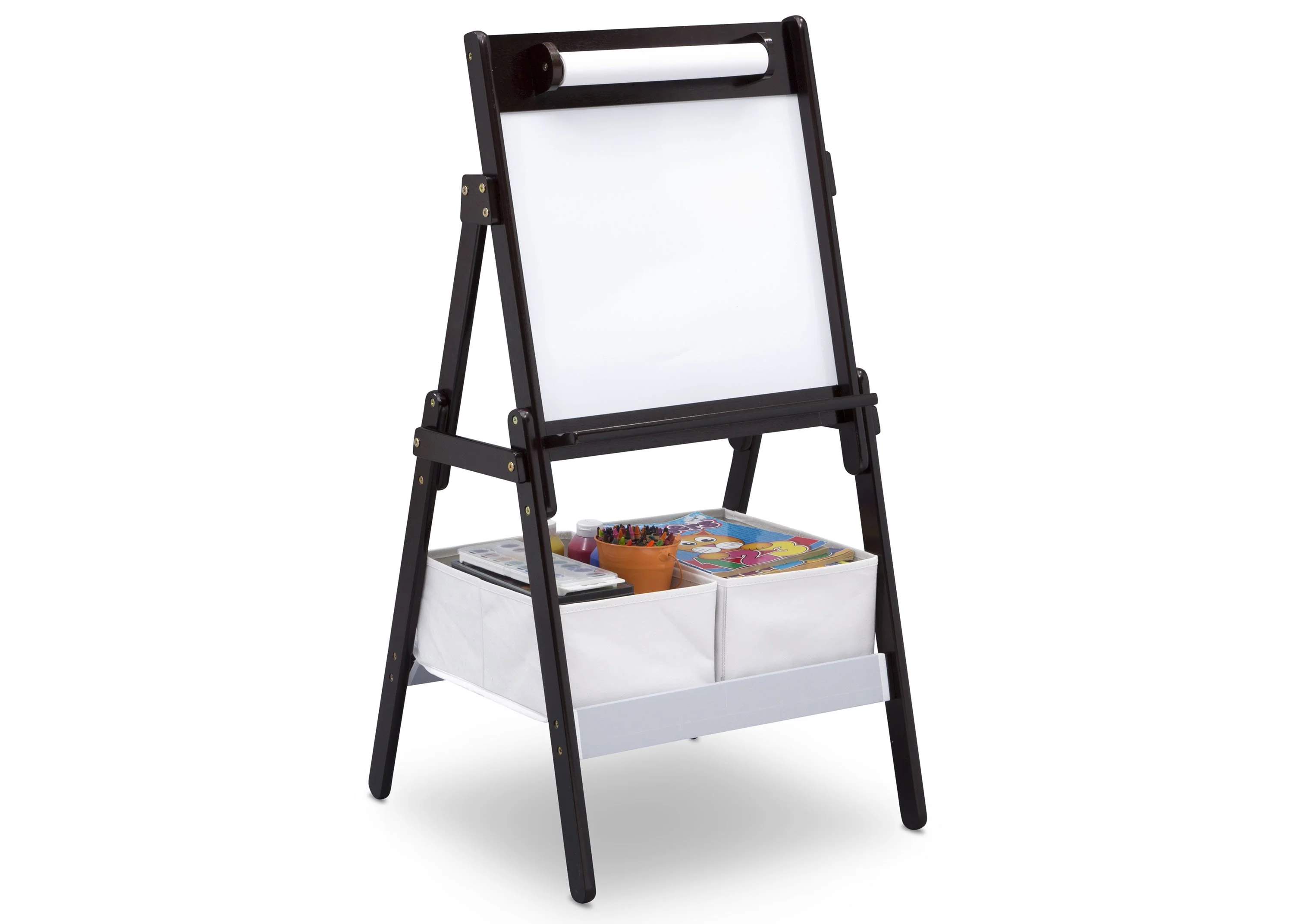 Classic Kids Whiteboard/Dry Erase Easel with Paper Roll and Storage - Image 11