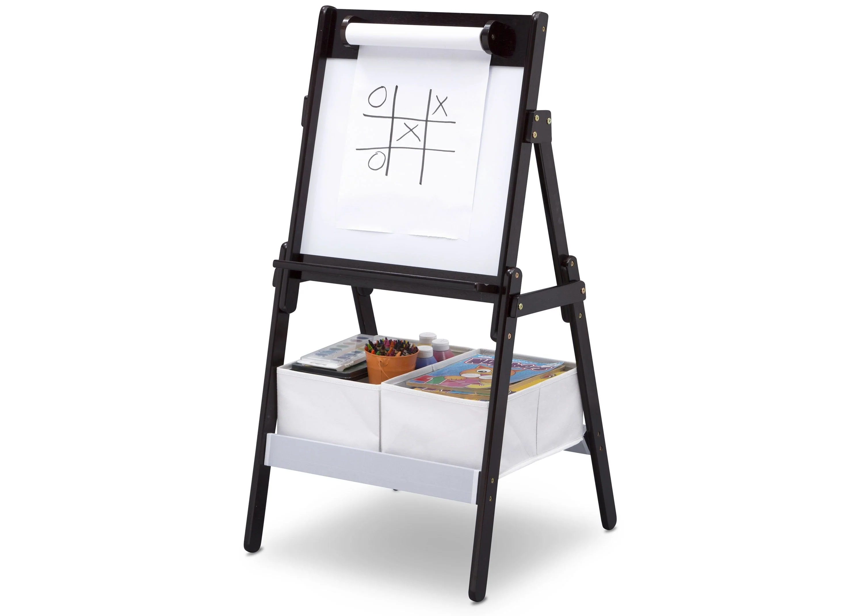 Classic Kids Whiteboard/Dry Erase Easel with Paper Roll and Storage - Image 12