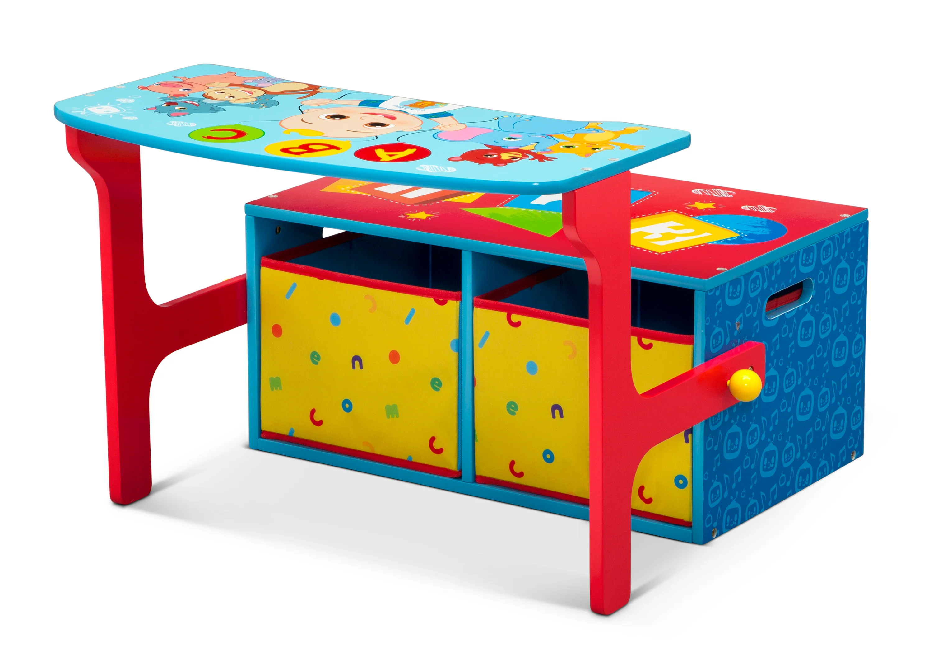 CoComelon 2-in-1 Activity Bench and Desk - Image 3