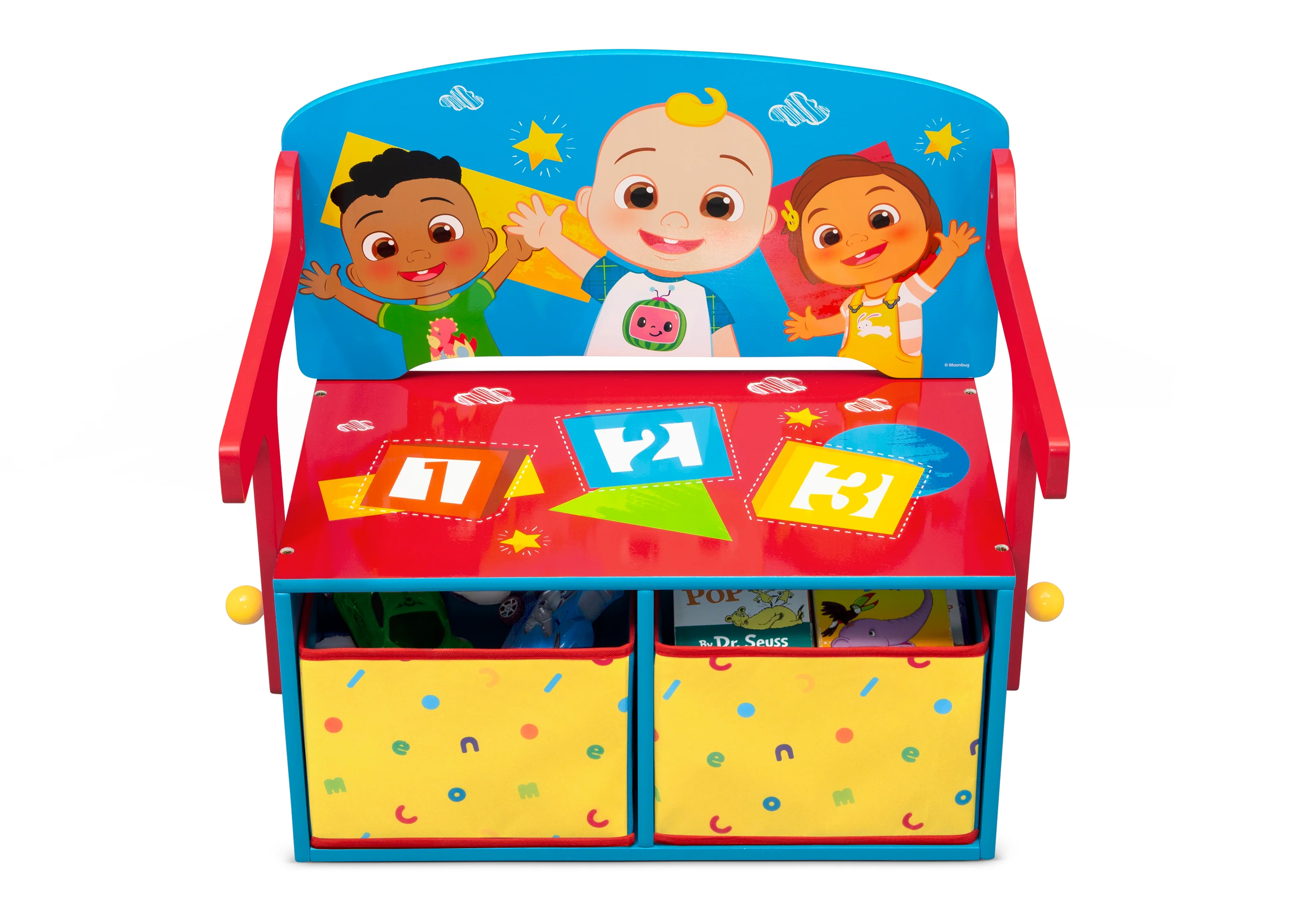 CoComelon 2-in-1 Activity Bench and Desk - Image 4