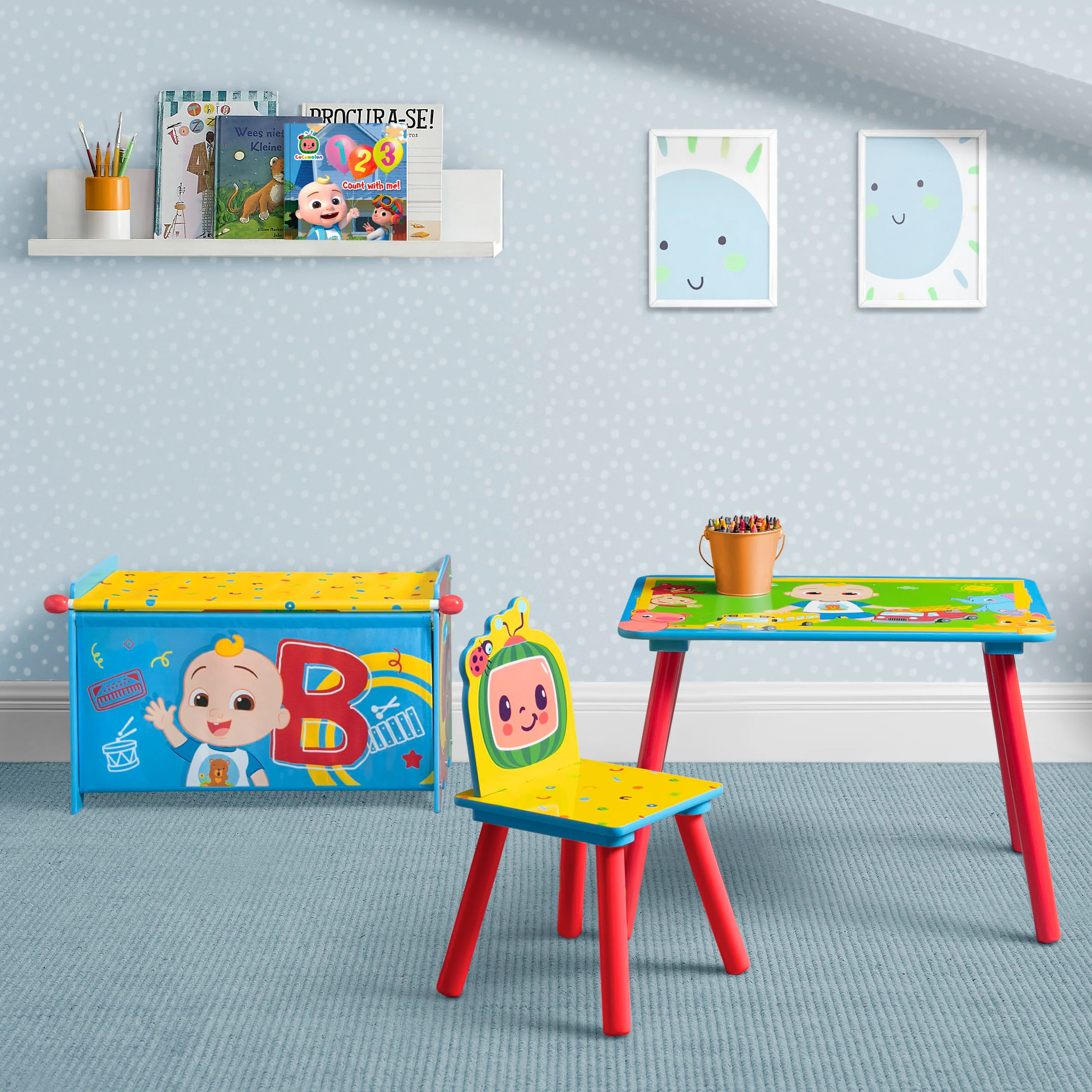 CoComelon 3-Piece Toddler Playroom Set - Image 6