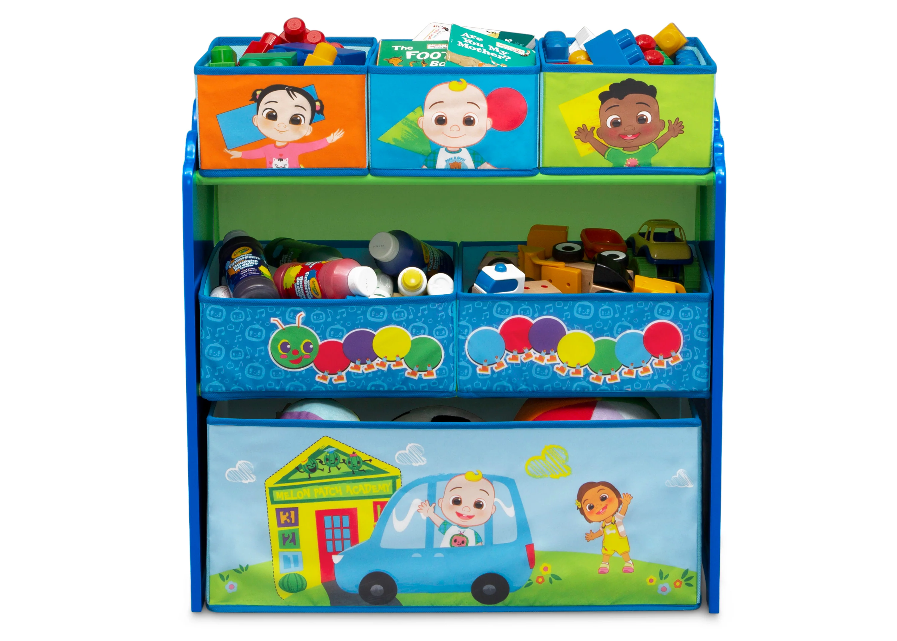 CoComelon 6 Bin Design and Store Toy Organizer - Image 7