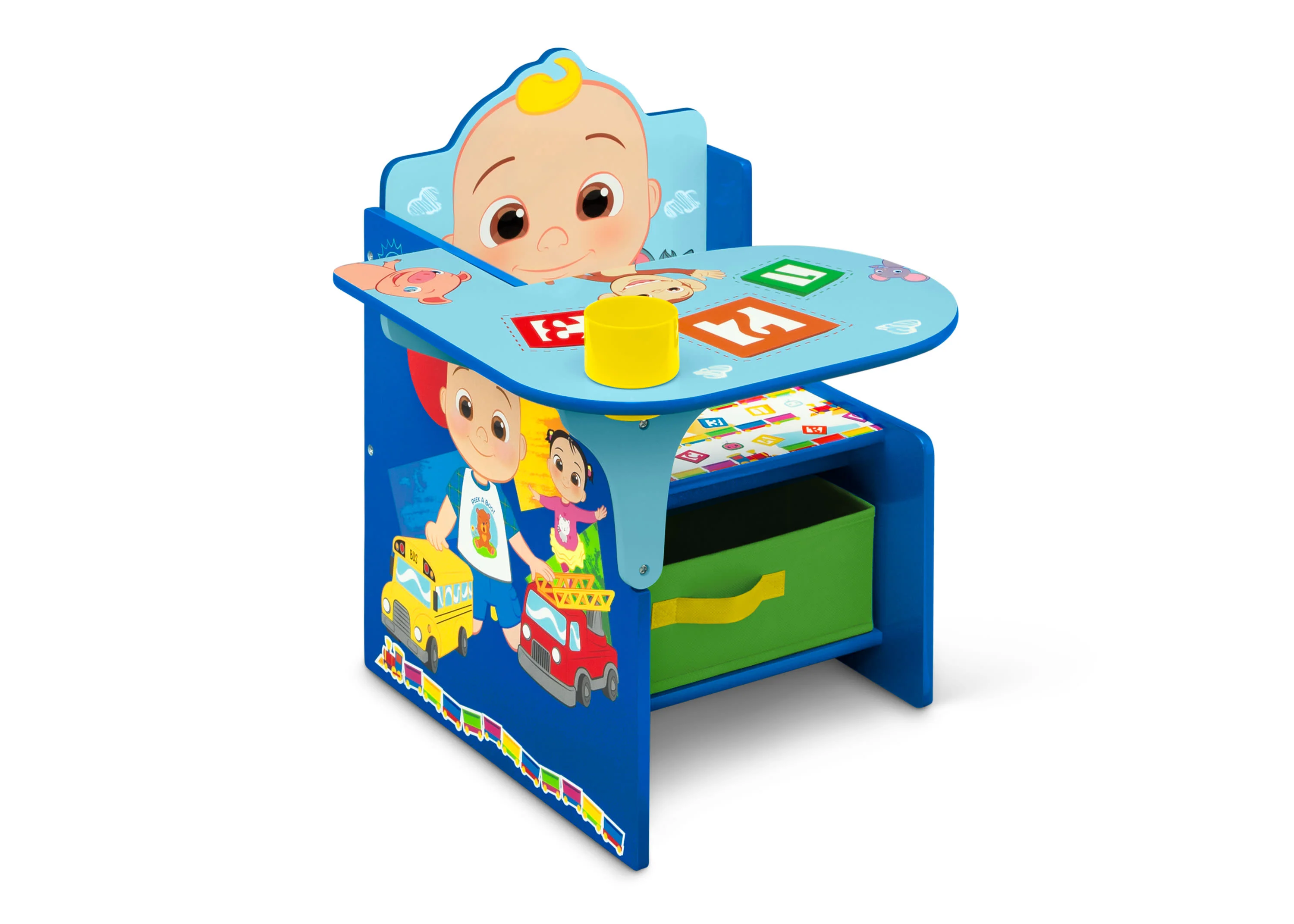 CoComelon Chair Desk with Storage Bin - Image 2