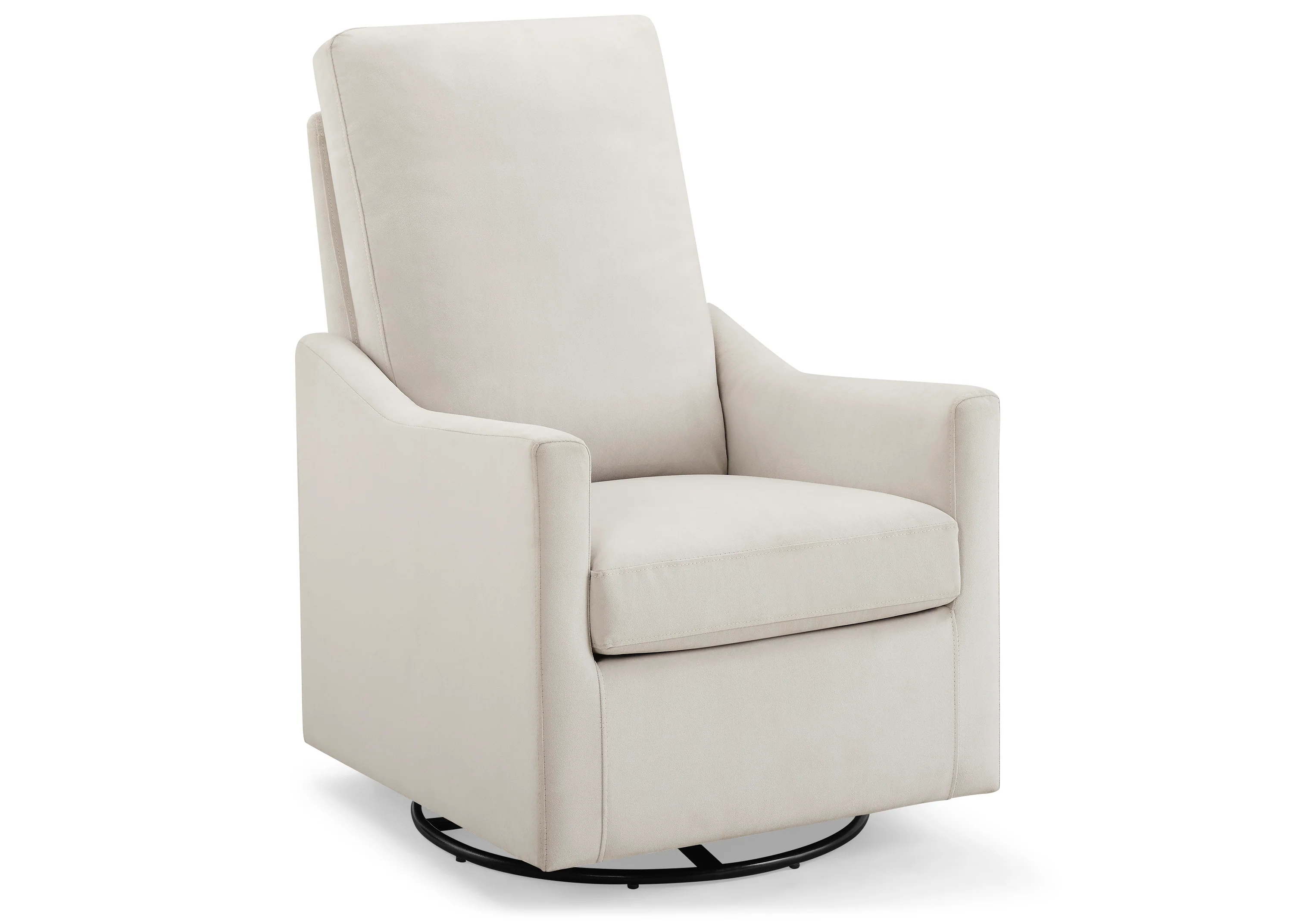 Andie Nursery Glider Swivel Chair with LiveSmart Fabric - Image 10