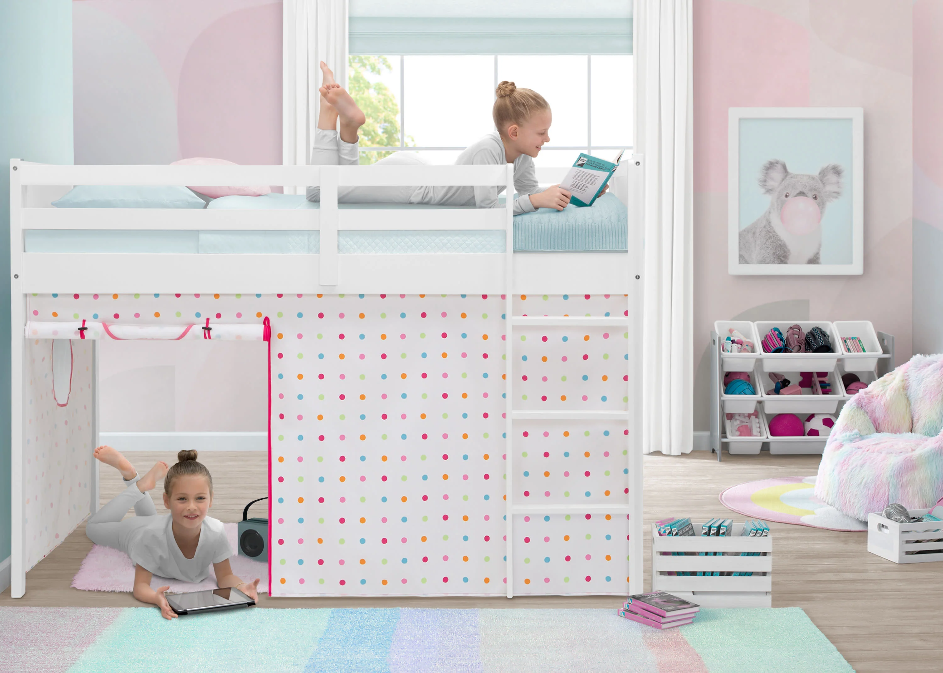 Bed Tent - Curtain Set for Twin Loft or Bunk Bed (Bed Sold Separately) - Image 21