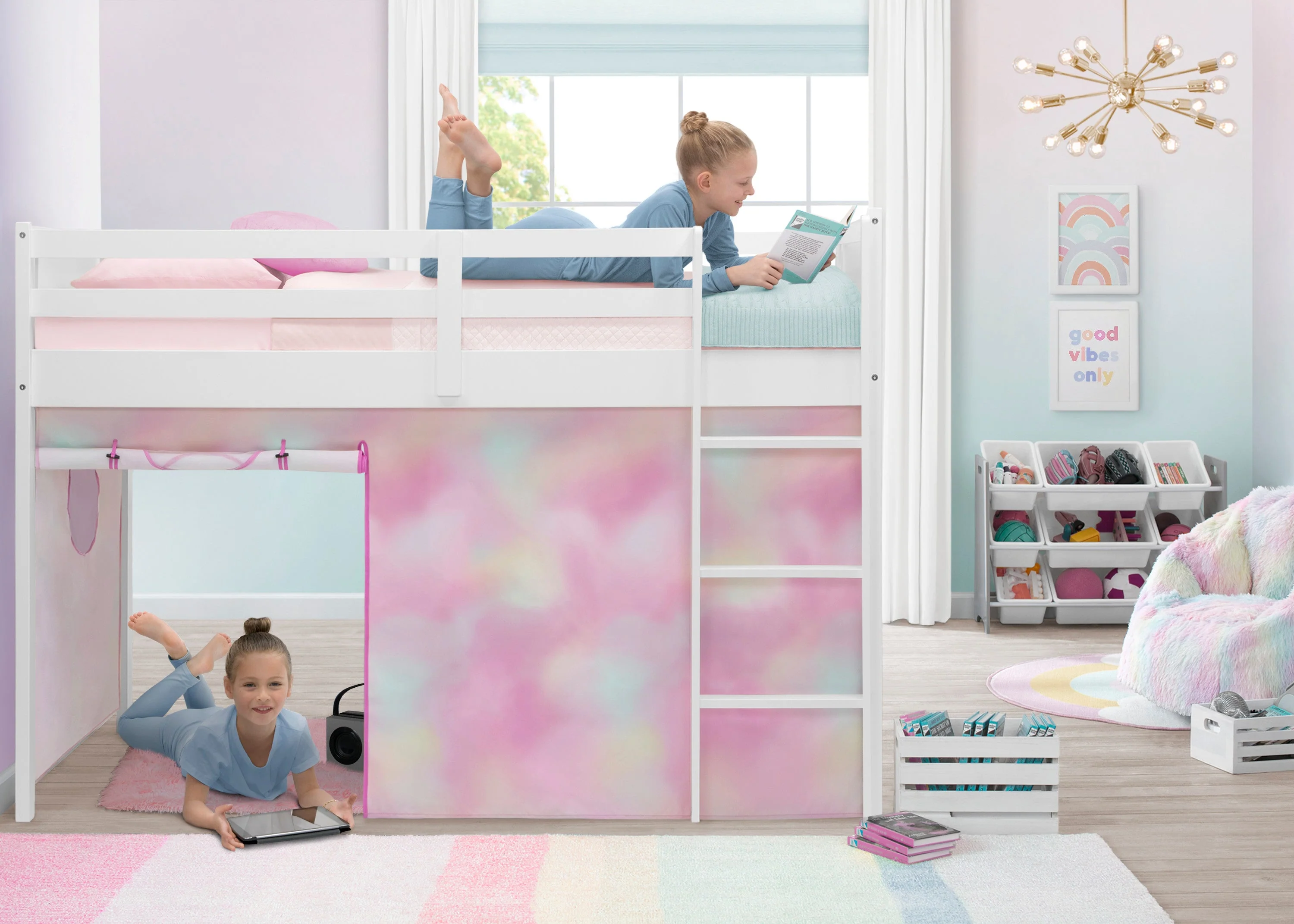 Bed Tent - Curtain Set for Twin Loft or Bunk Bed (Bed Sold Separately) - Image 3