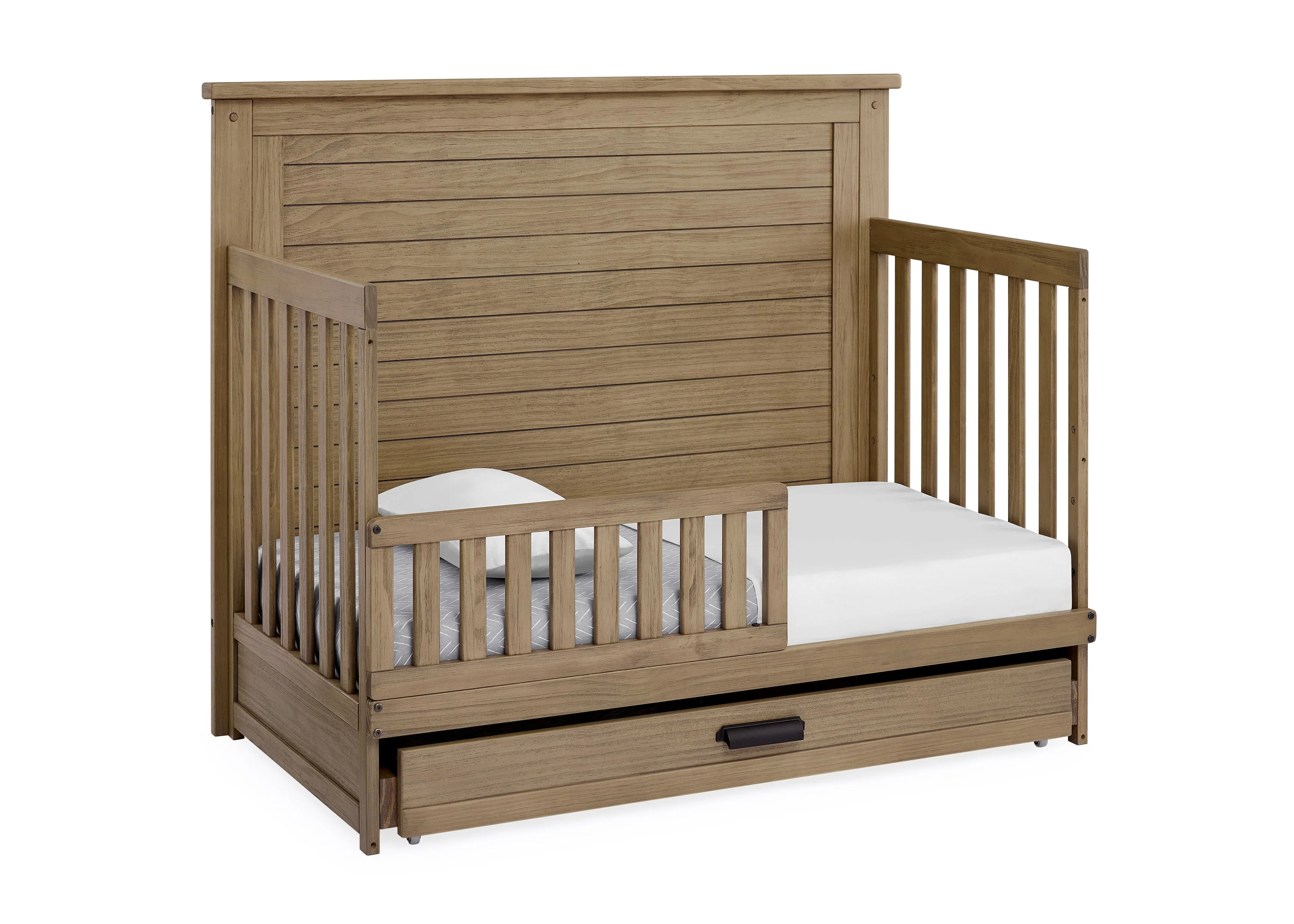 Caden 6-in-1 Convertible Crib with Trundle Drawer - Image 4