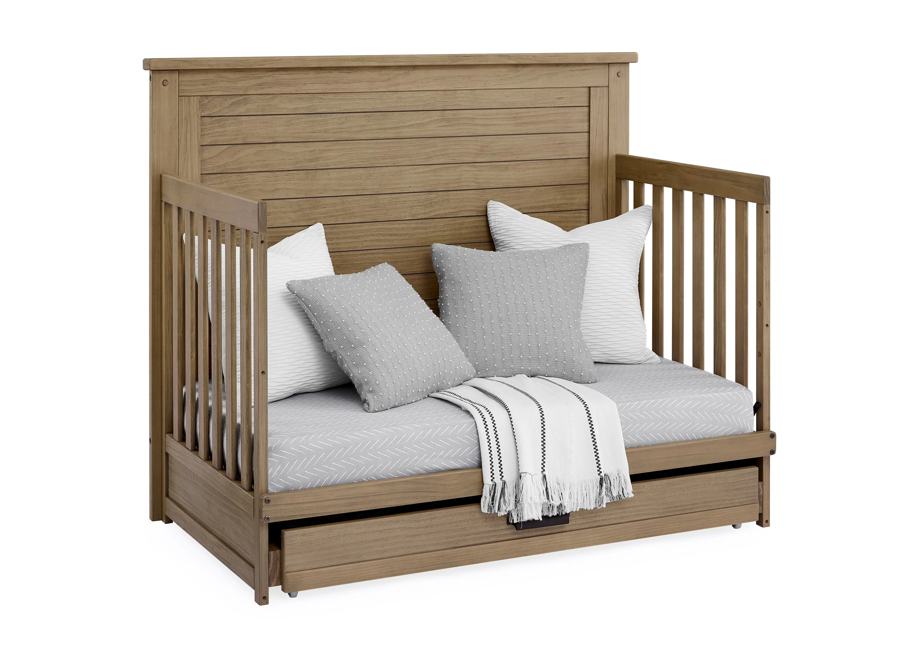 Caden 6-in-1 Convertible Crib with Trundle Drawer - Image 6