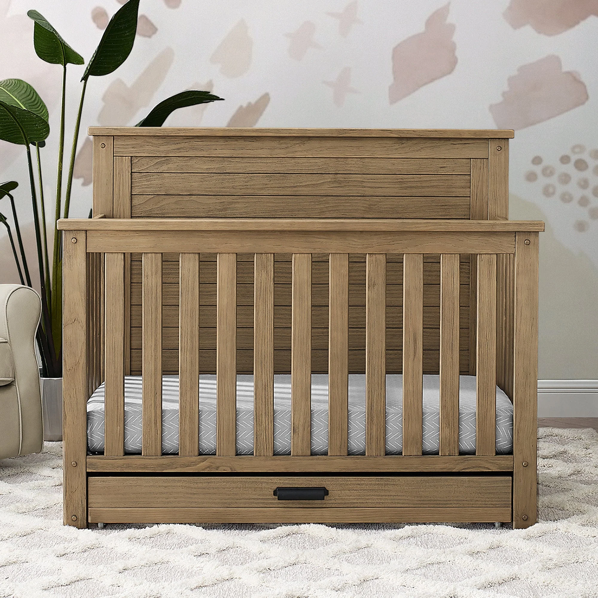 Caden 6-in-1 Convertible Crib with Trundle Drawer - Image 9