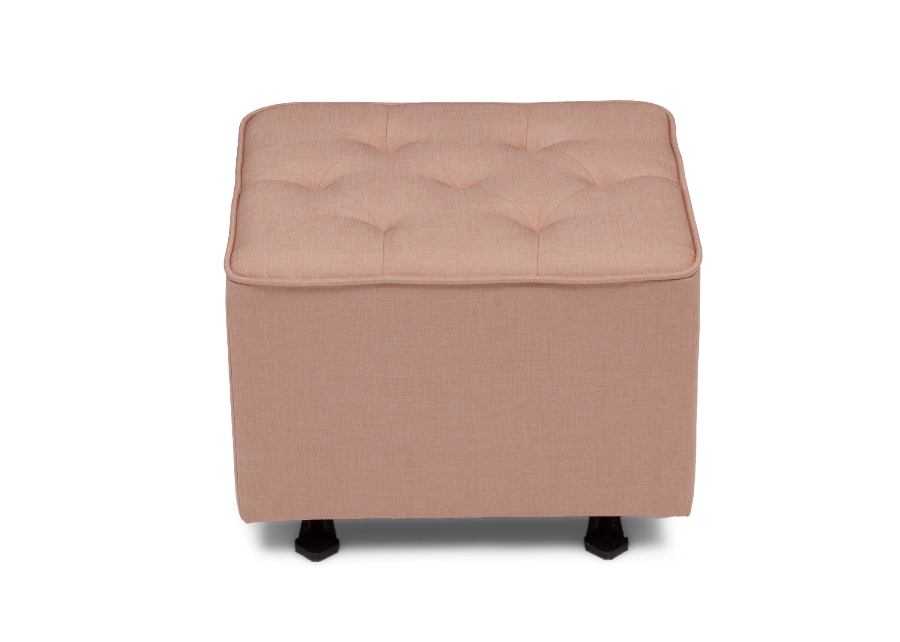 Emma Diamond Tufted Nursery Gliding Ottoman - Image 3