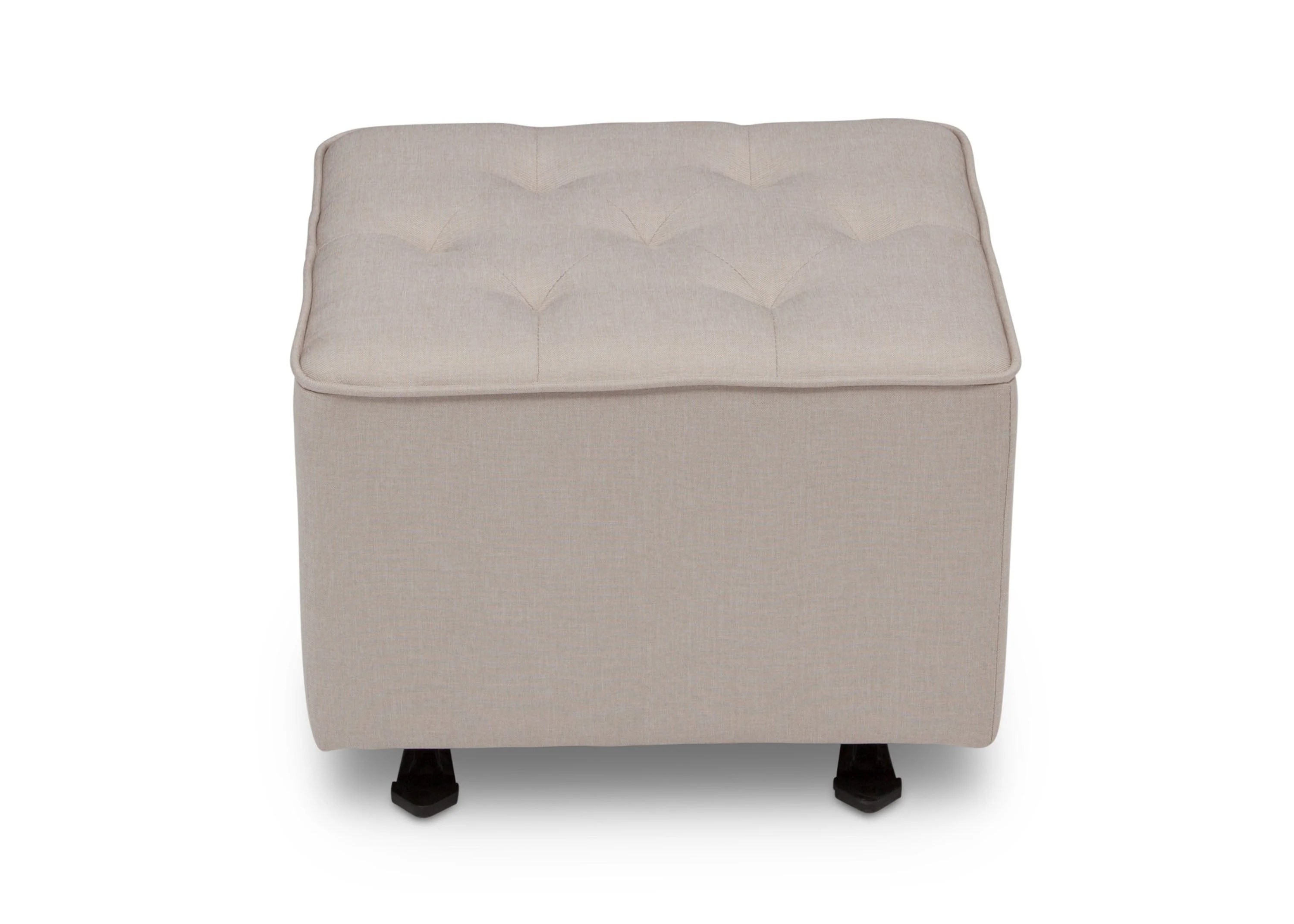Emma Diamond Tufted Nursery Gliding Ottoman - Image 6