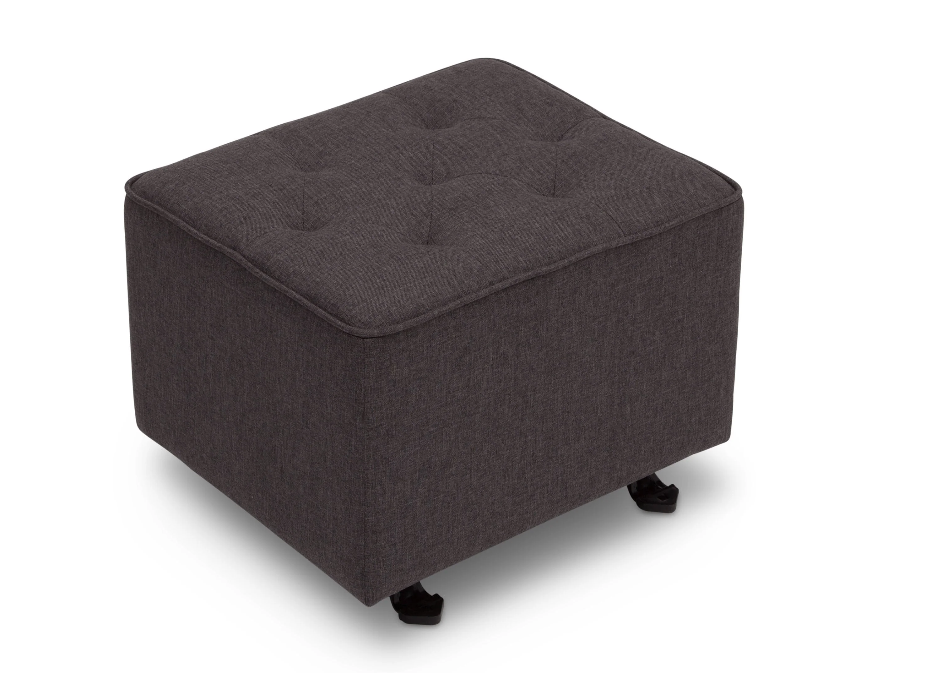 Emma Diamond Tufted Nursery Gliding Ottoman - Image 8