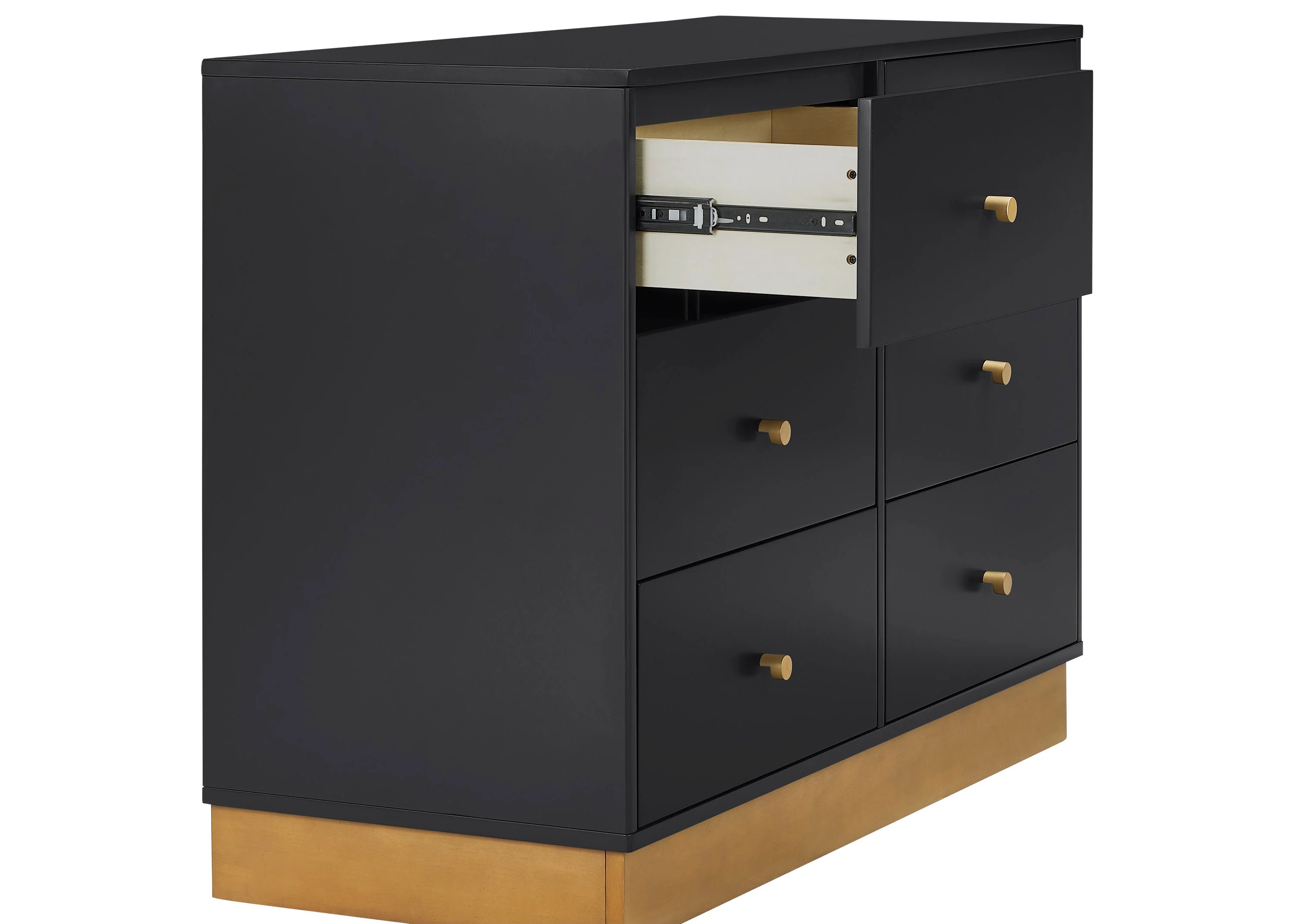 James 6 Drawer Dresser with Changing Top and Interlocking Drawers - Image 4